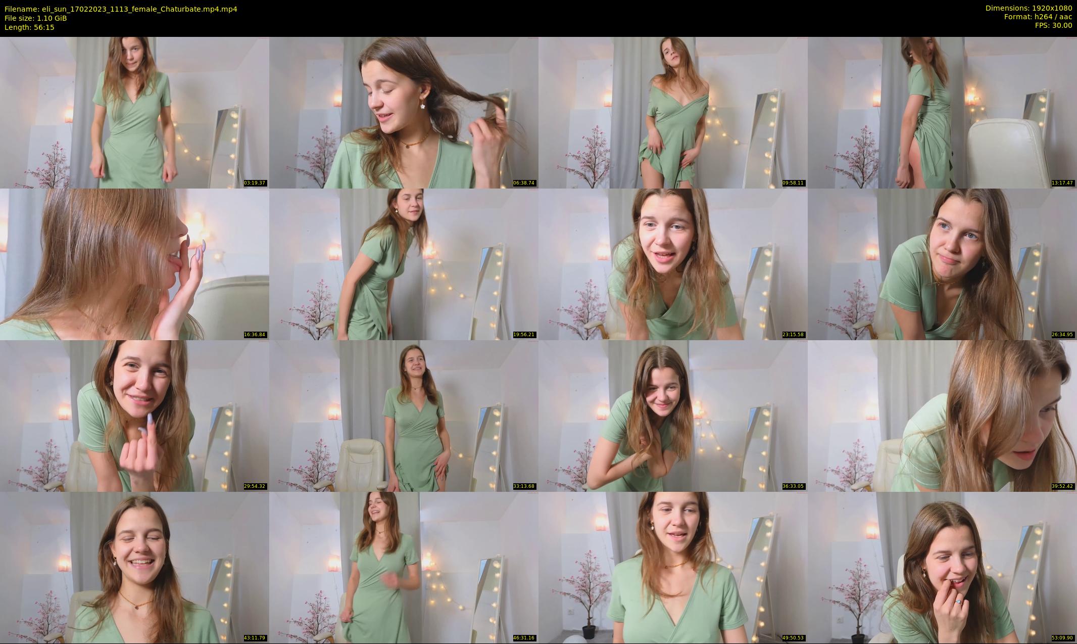 eli_sun — 57 minute Chaturbate female cam show recording, 1080p, Feb 17, 2023