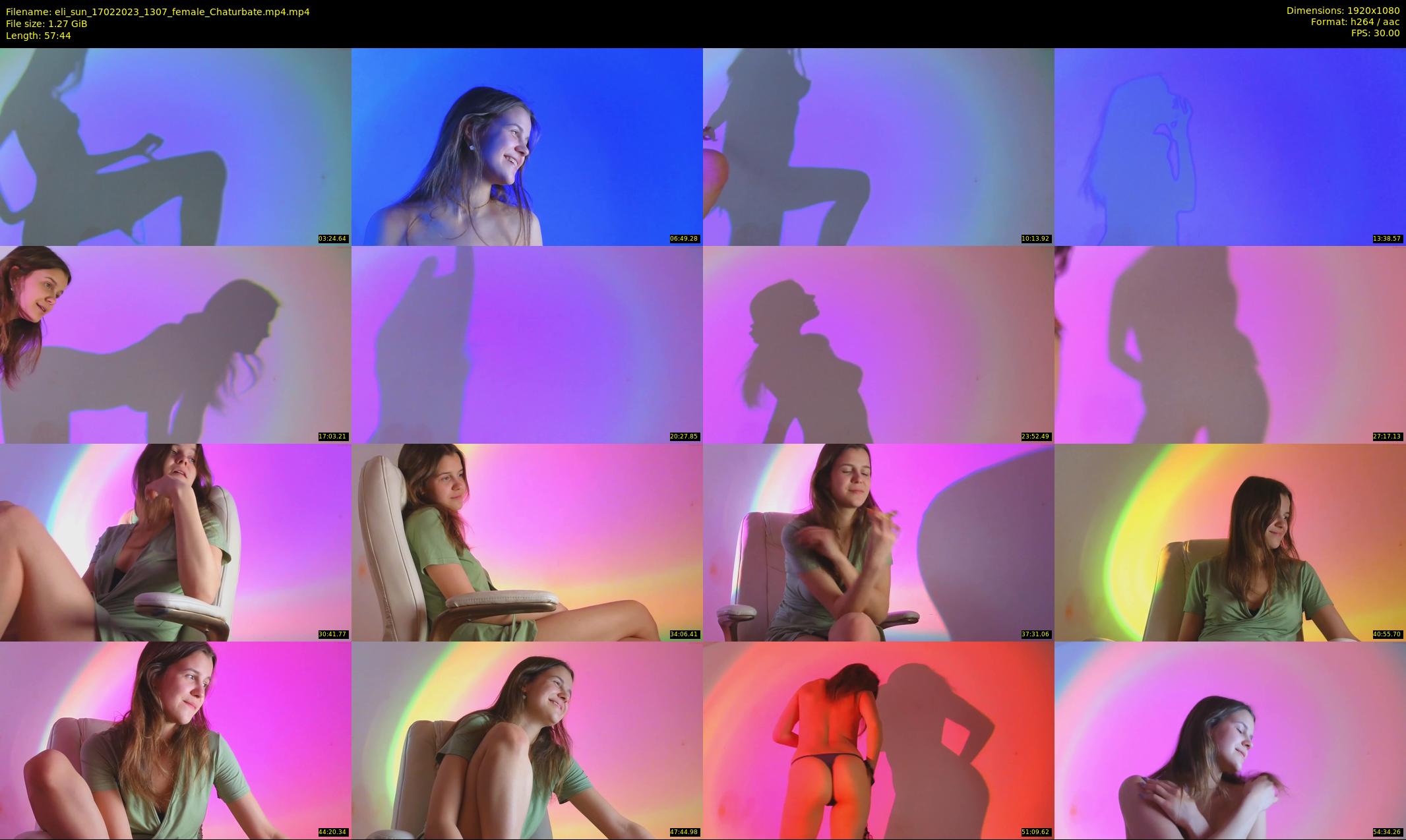 eli_sun — 58 minute Chaturbate female cam show recording, 1080p, Feb 17, 2023