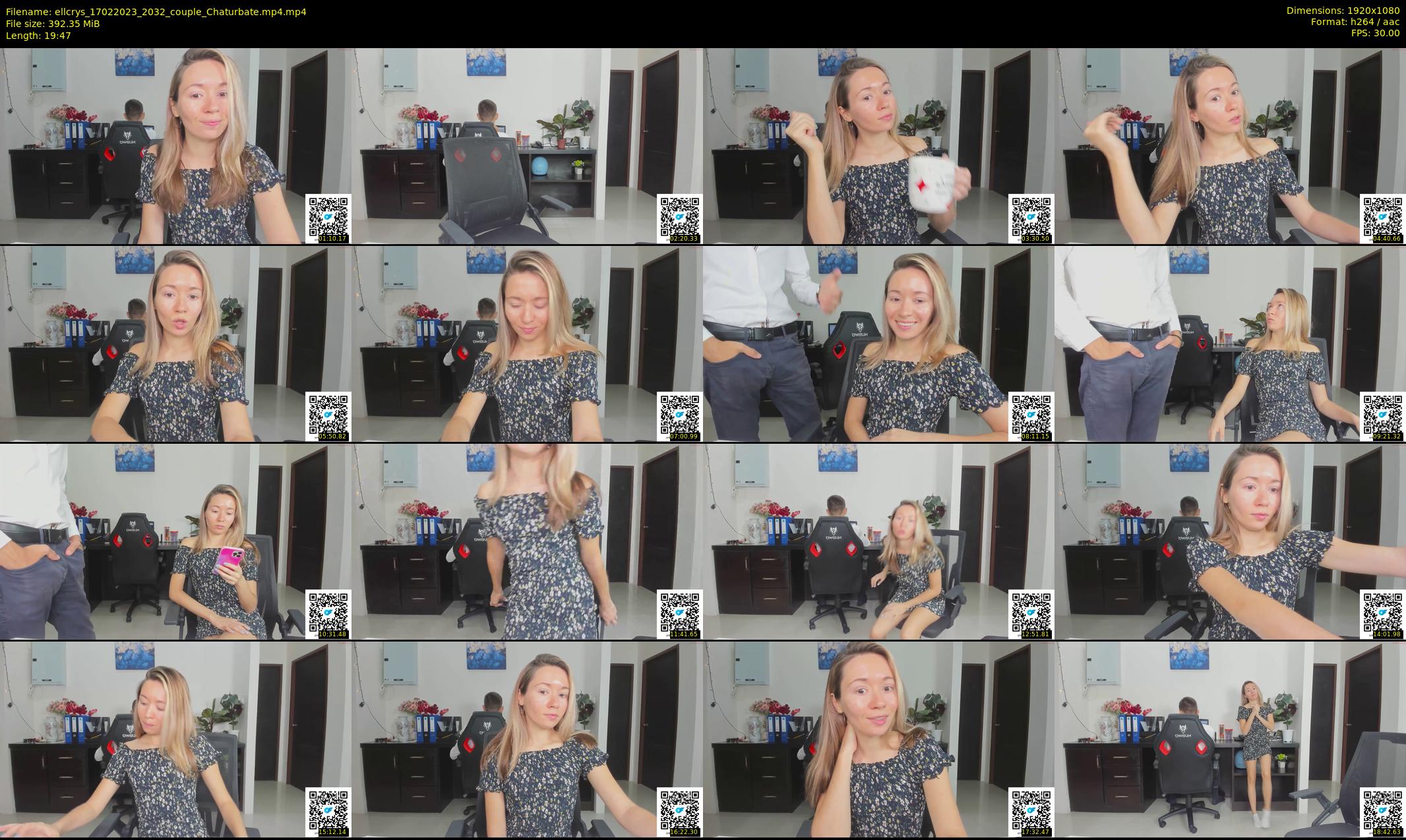 ellcrys — 20 minute Chaturbate couple cam show recording, 1080p, Feb 17, 2023