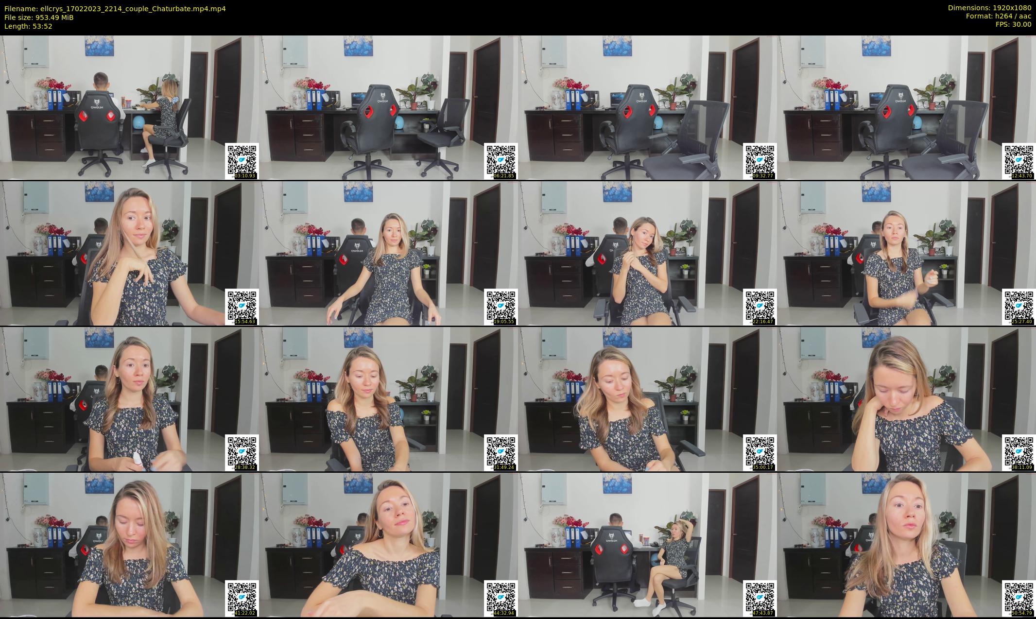 ellcrys — 54 minute Chaturbate couple cam show recording, 1080p, Feb 17, 2023