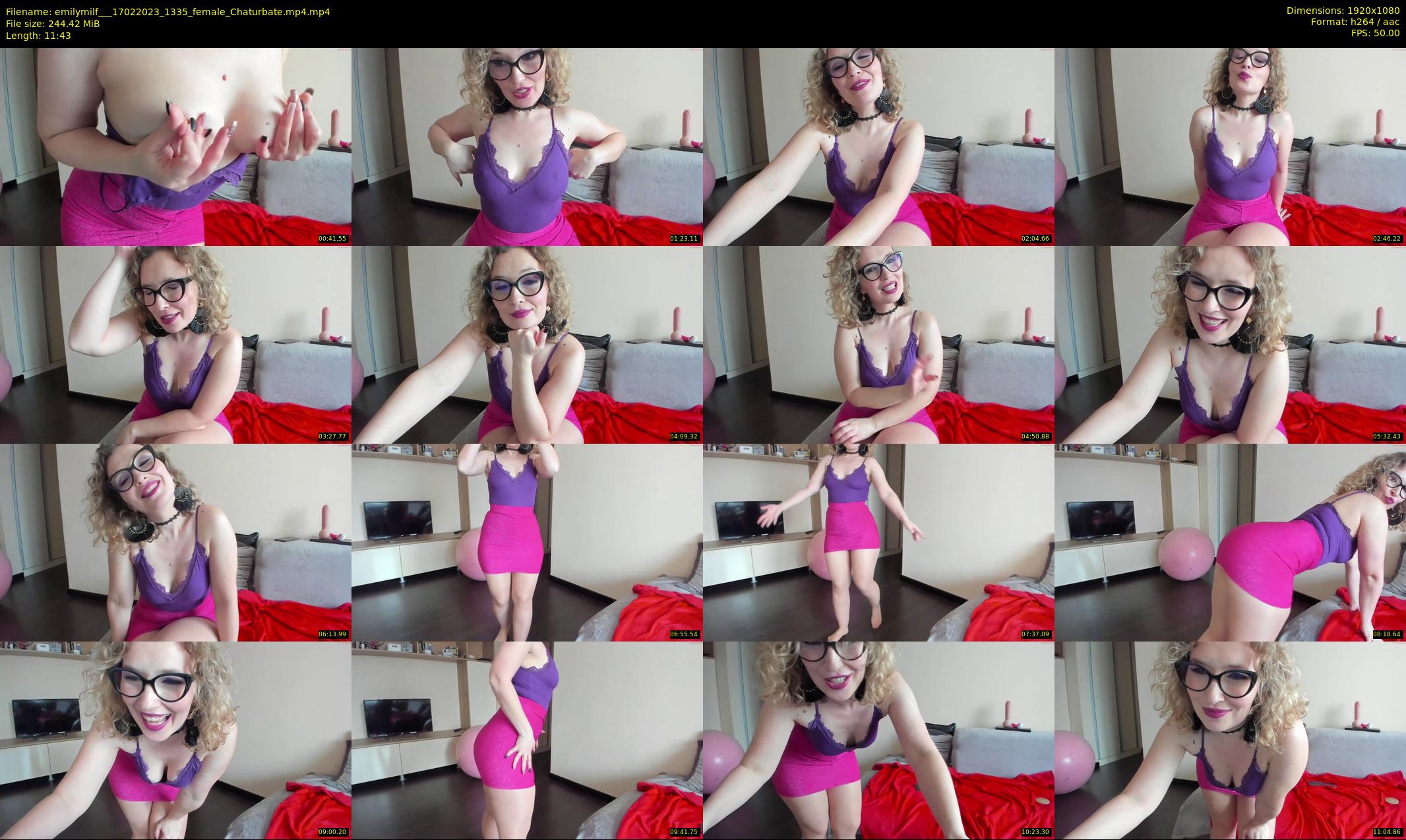 emilymilf__ — 12 minute Chaturbate female cam show recording, 1080p, Feb 17, 2023