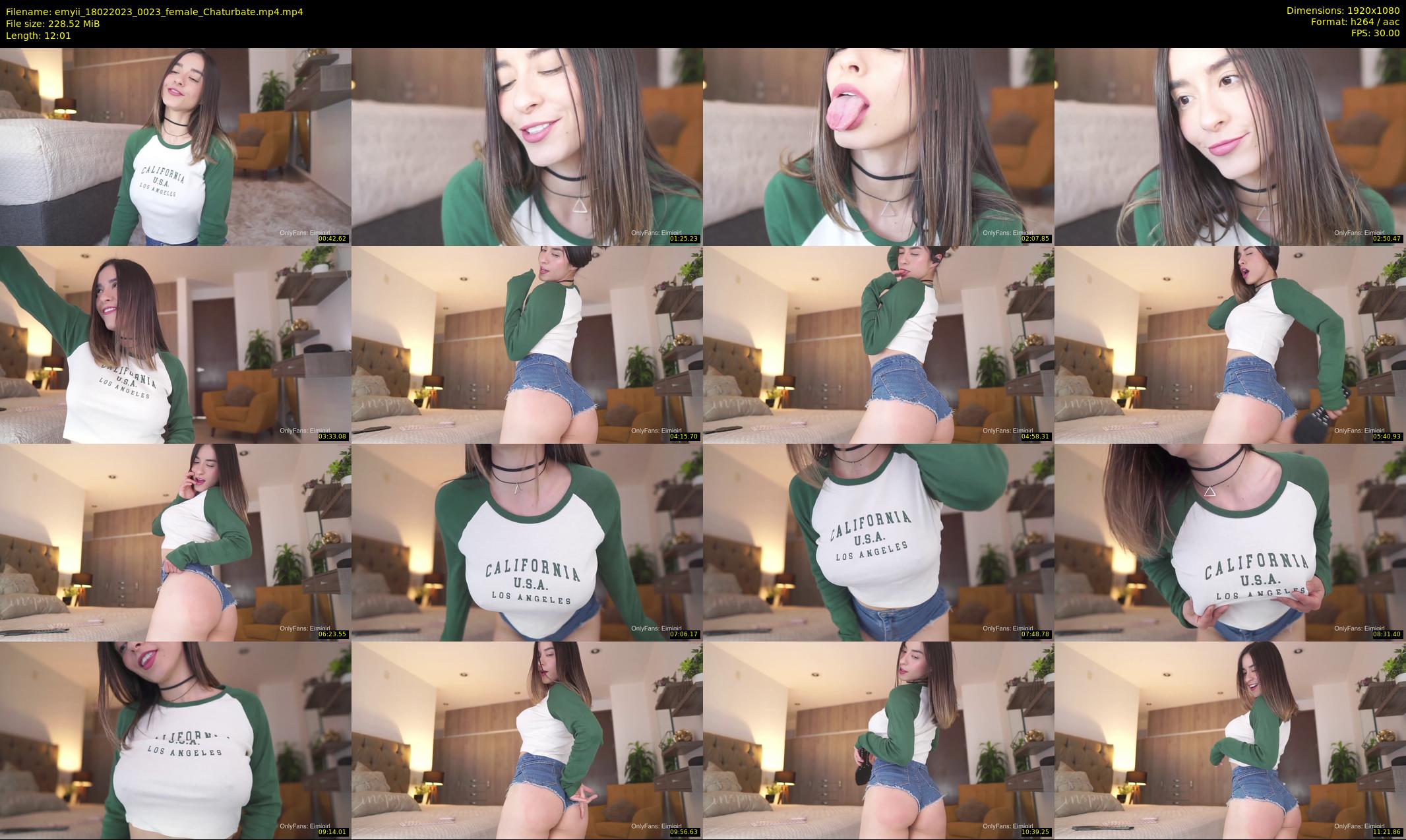 emyii — 13 minute Chaturbate female cam show recording, 1080p, Feb 18, 2023