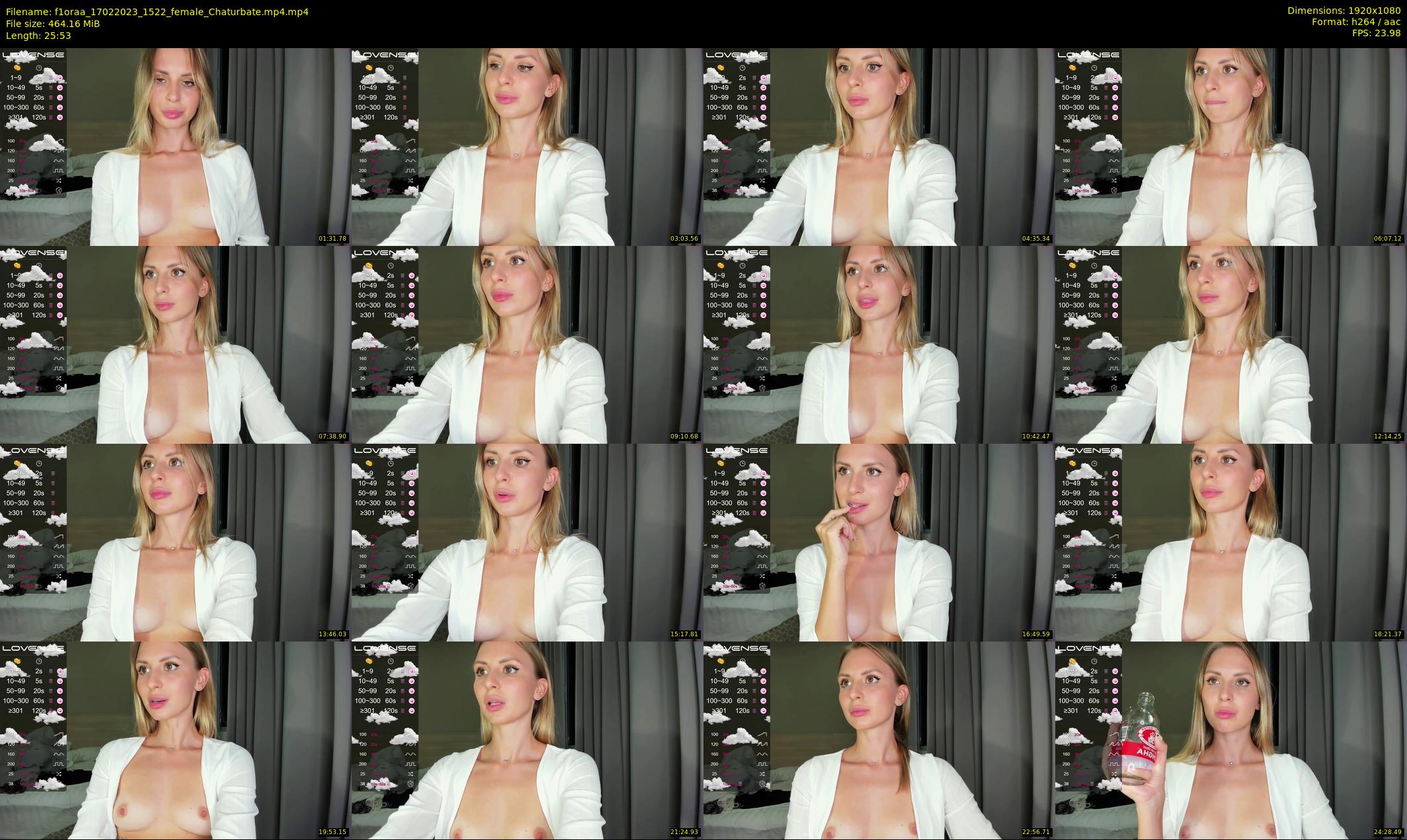 f1oraa — 26 minute Chaturbate female cam show recording, 1080p, Feb 17, 2023