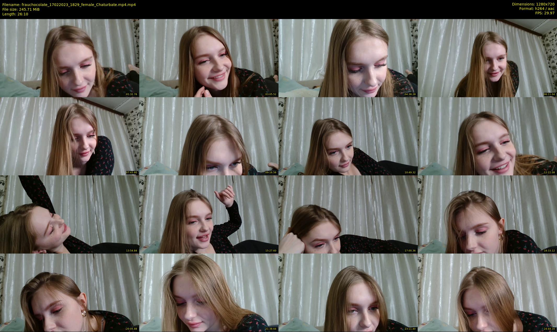 frauchocolate — 27 minute Chaturbate female cam show recording, 720p, Feb 17, 2023
