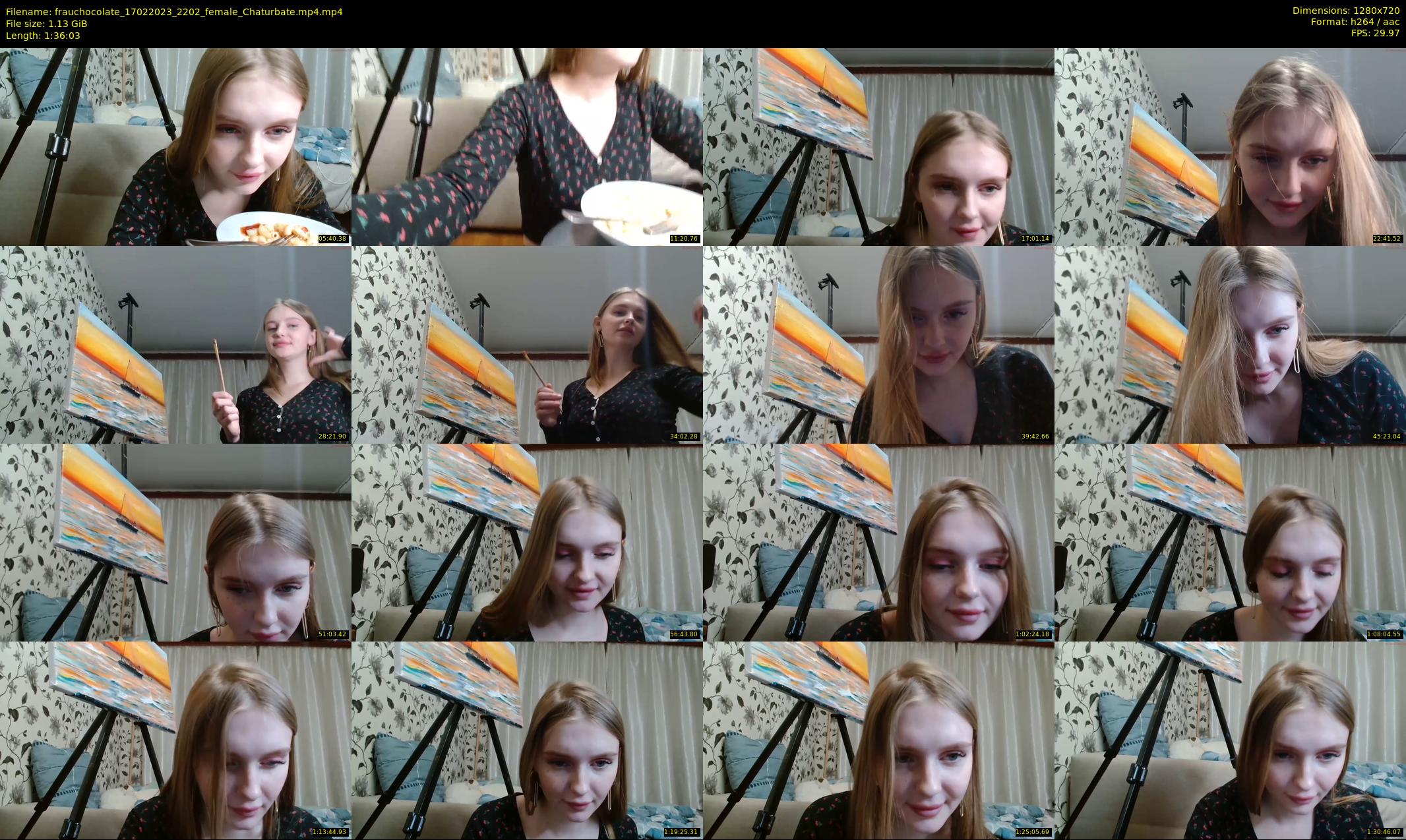 frauchocolate — 97 minute Chaturbate female cam show recording, 720p, Feb 17, 2023