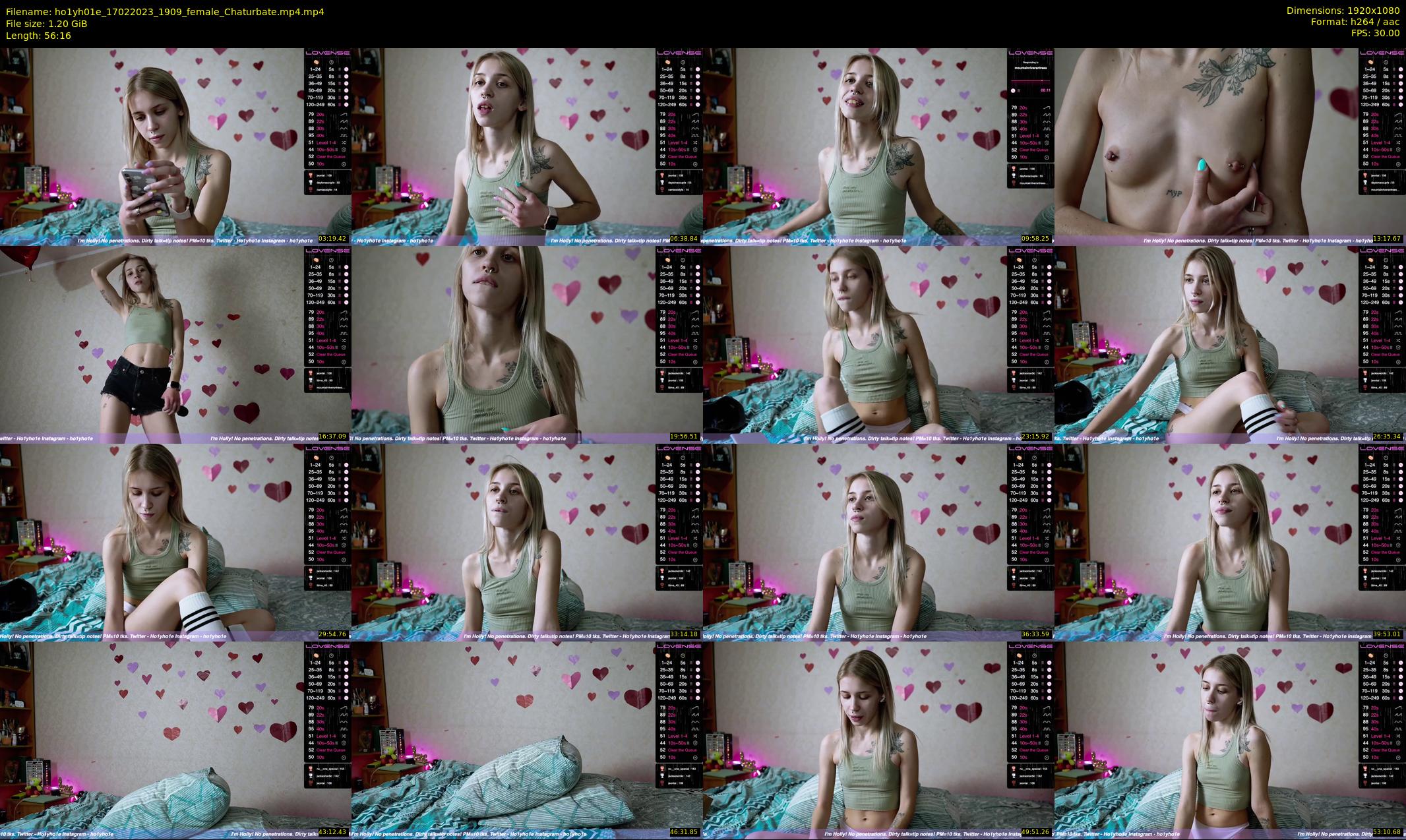 ho1yh01e — 57 minute Chaturbate couple cam show recording, 1080p, Feb 17, 2023