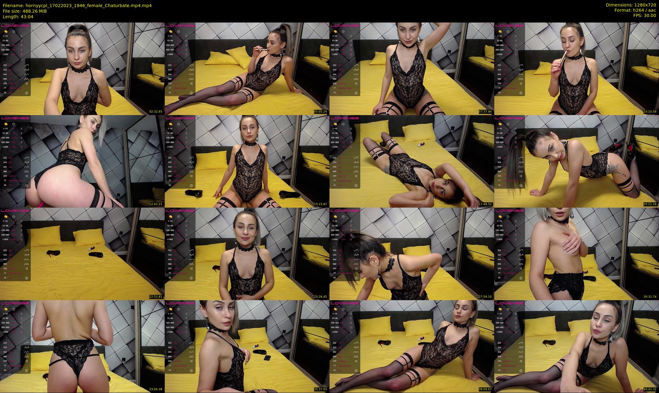 hornyycpl — 44 minute Chaturbate couple cam show recording, 720p, Feb 17, 2023