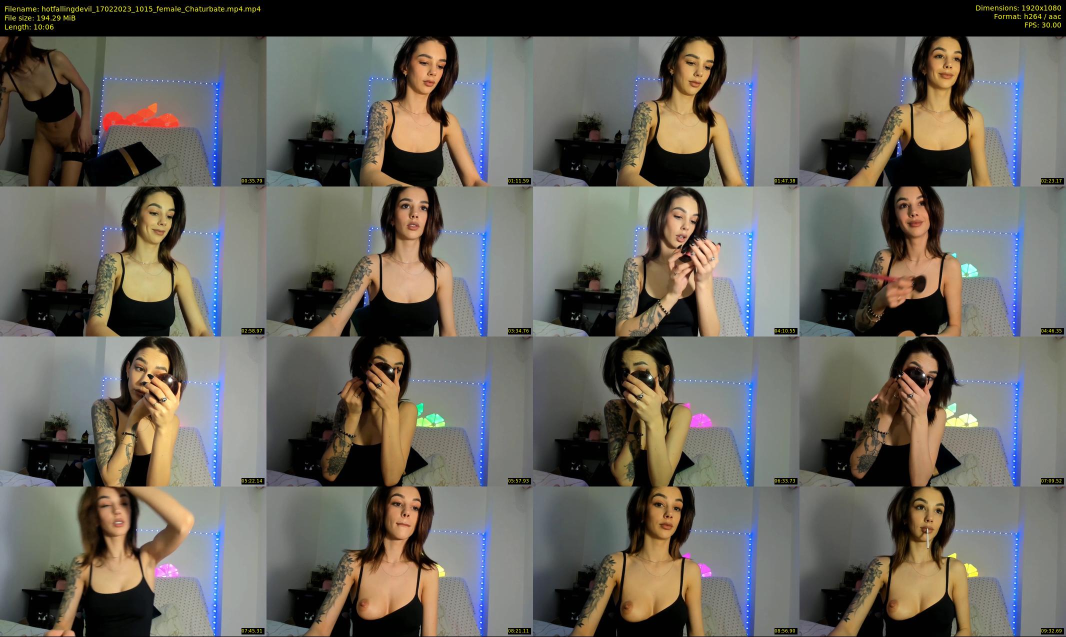 hotfallingdevil — 11 minute Chaturbate female cam show recording, 1080p, Feb 17, 2023