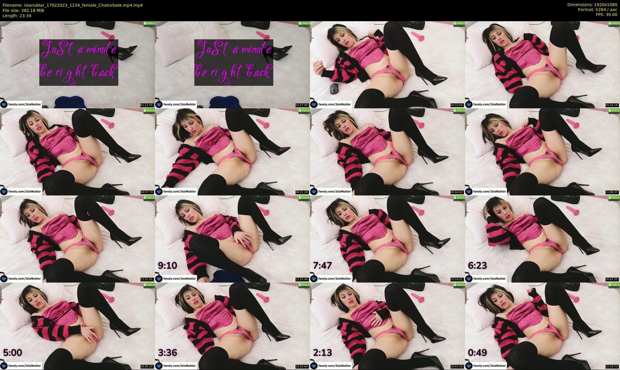islanublar — 24 minute Chaturbate female cam show recording, 1080p, Feb 17, 2023