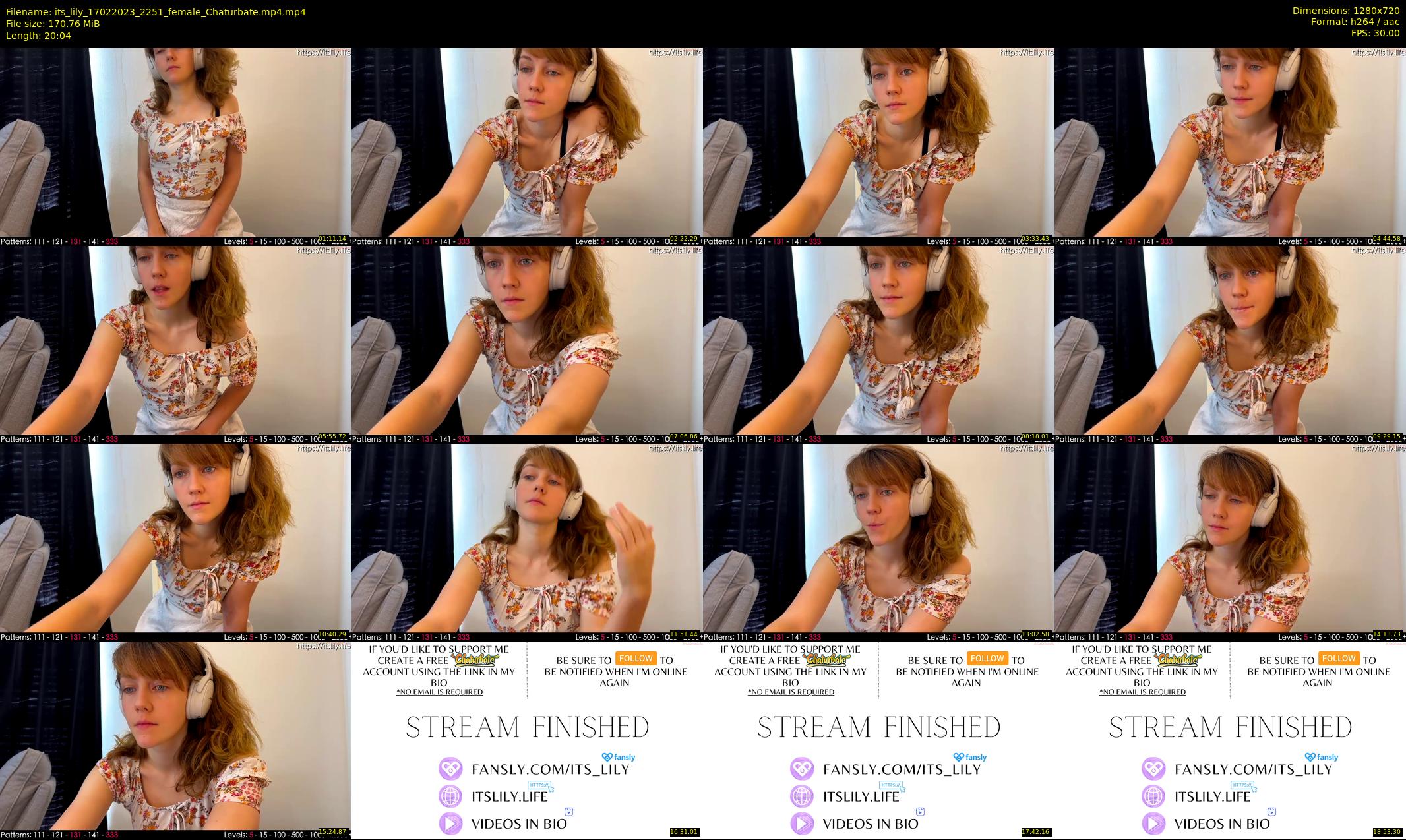 its_lily — 21 minute Chaturbate female cam show recording, 720p, Feb 17, 2023