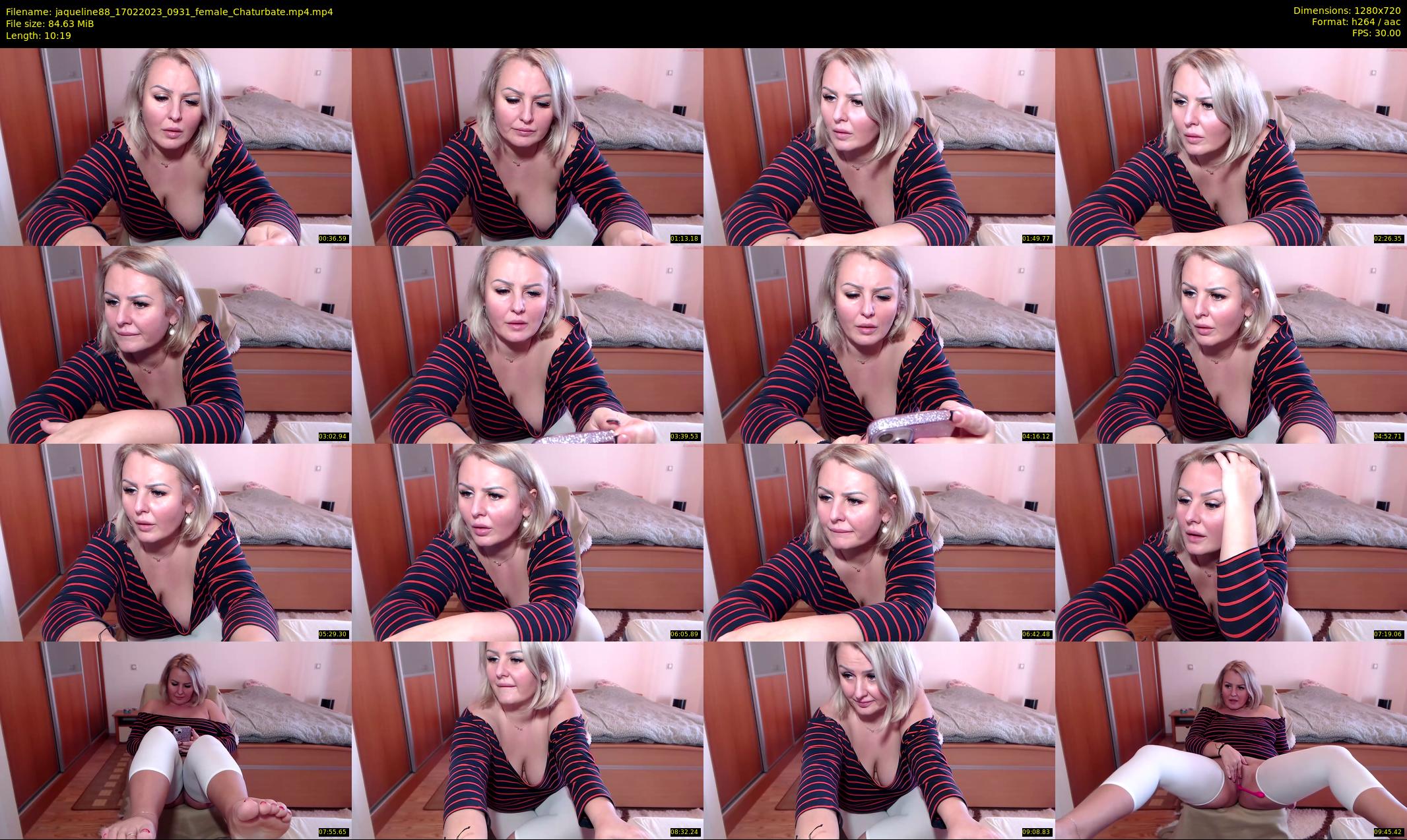 jaqueline88 — 11 minute Chaturbate female cam show recording, 720p, Feb 17, 2023