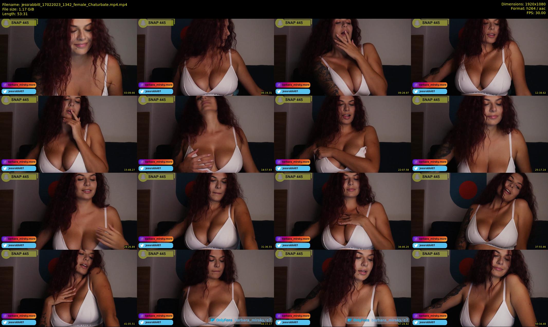 jessrabbitt — 54 minute Chaturbate female cam show recording, 1080p, Feb 17, 2023