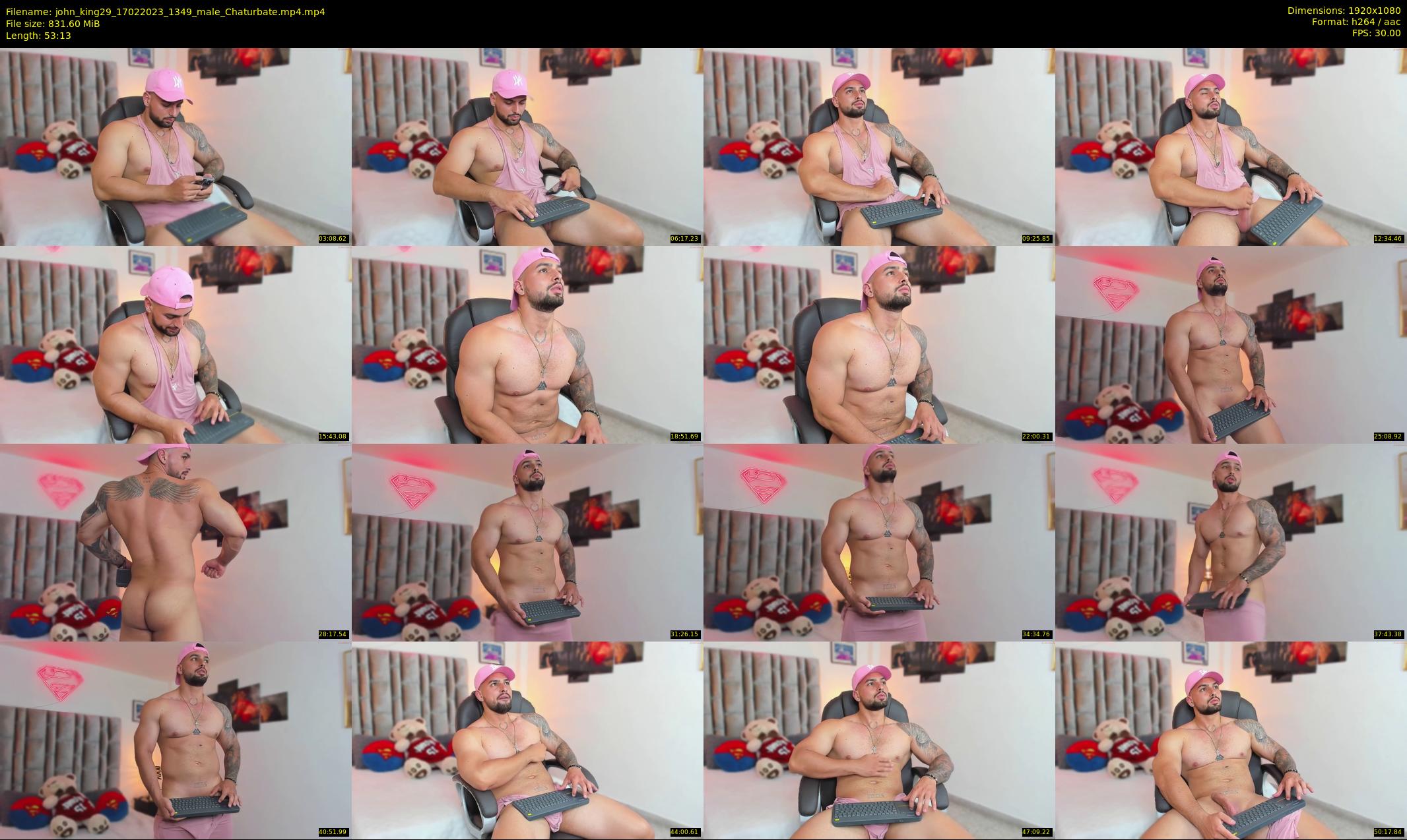 john_king29 — 54 minute Chaturbate male cam show recording, 1080p, Feb 17, 2023