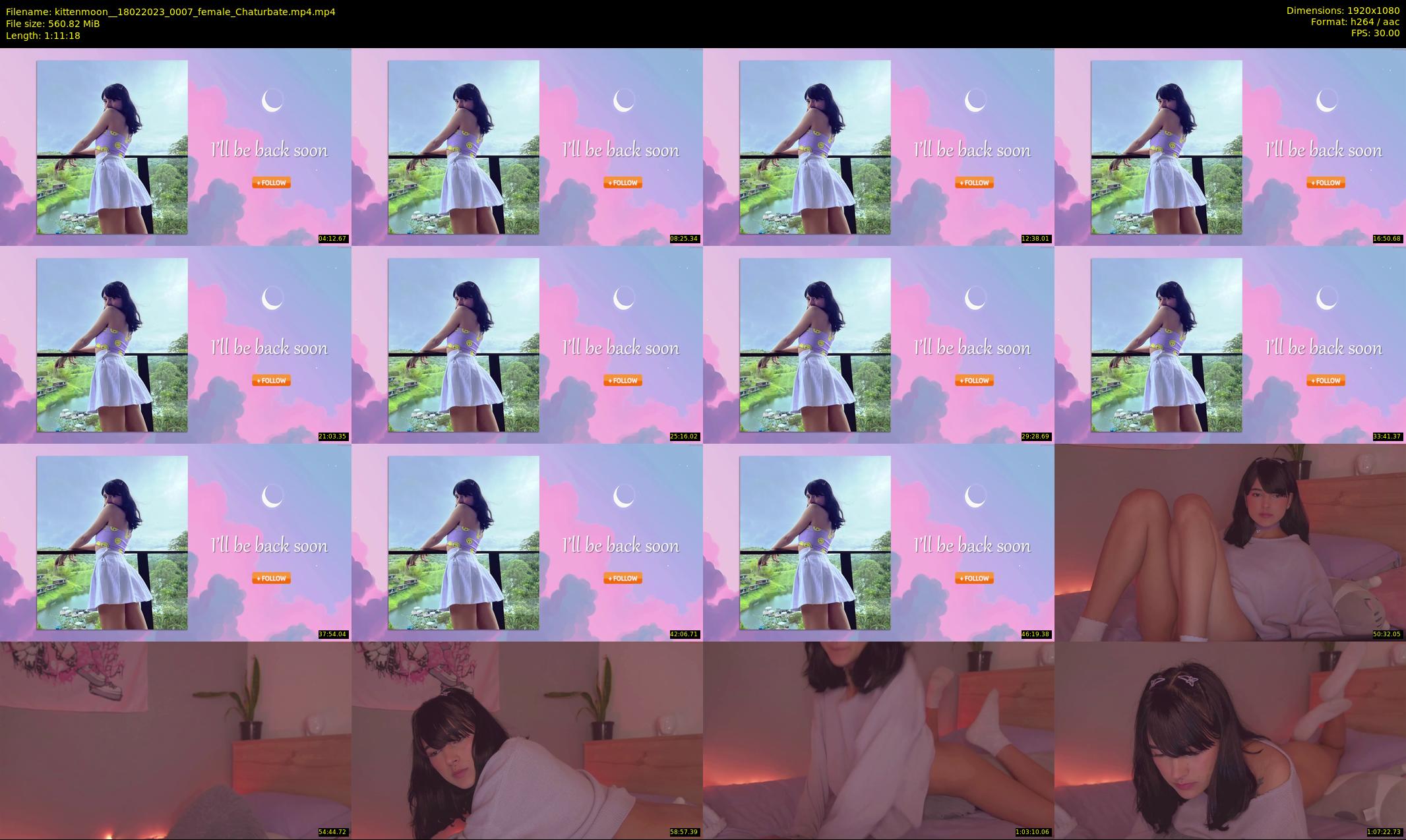 kittenmoon_ — 72 minute Chaturbate female cam show recording, 1080p, Feb 18, 2023