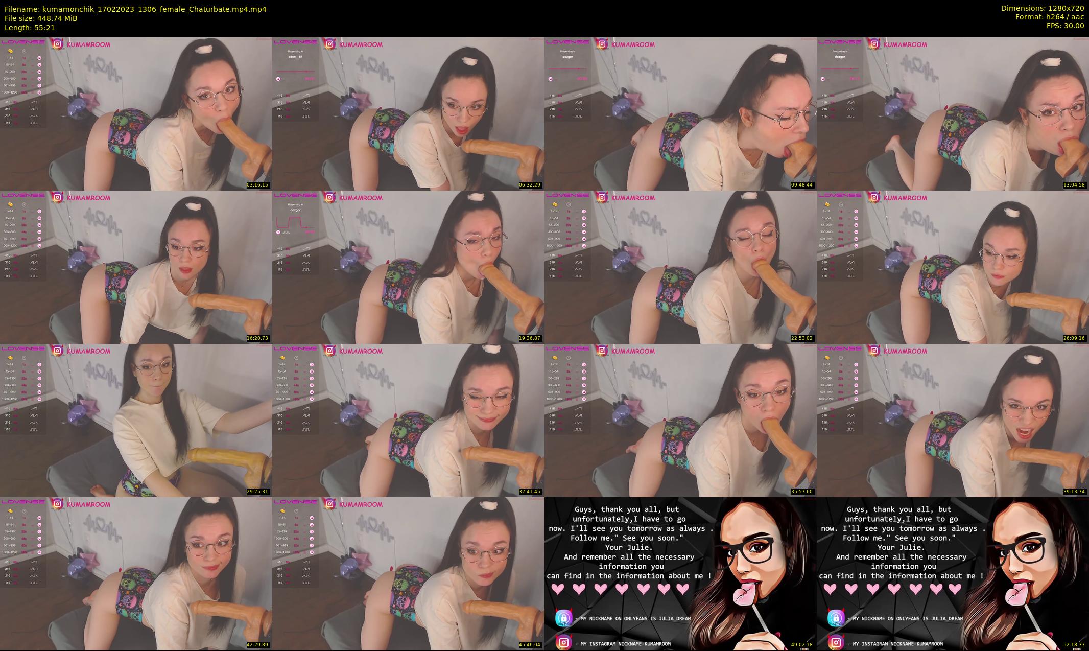 kumamonchik — 56 minute Chaturbate couple cam show recording, 720p, Feb 17, 2023