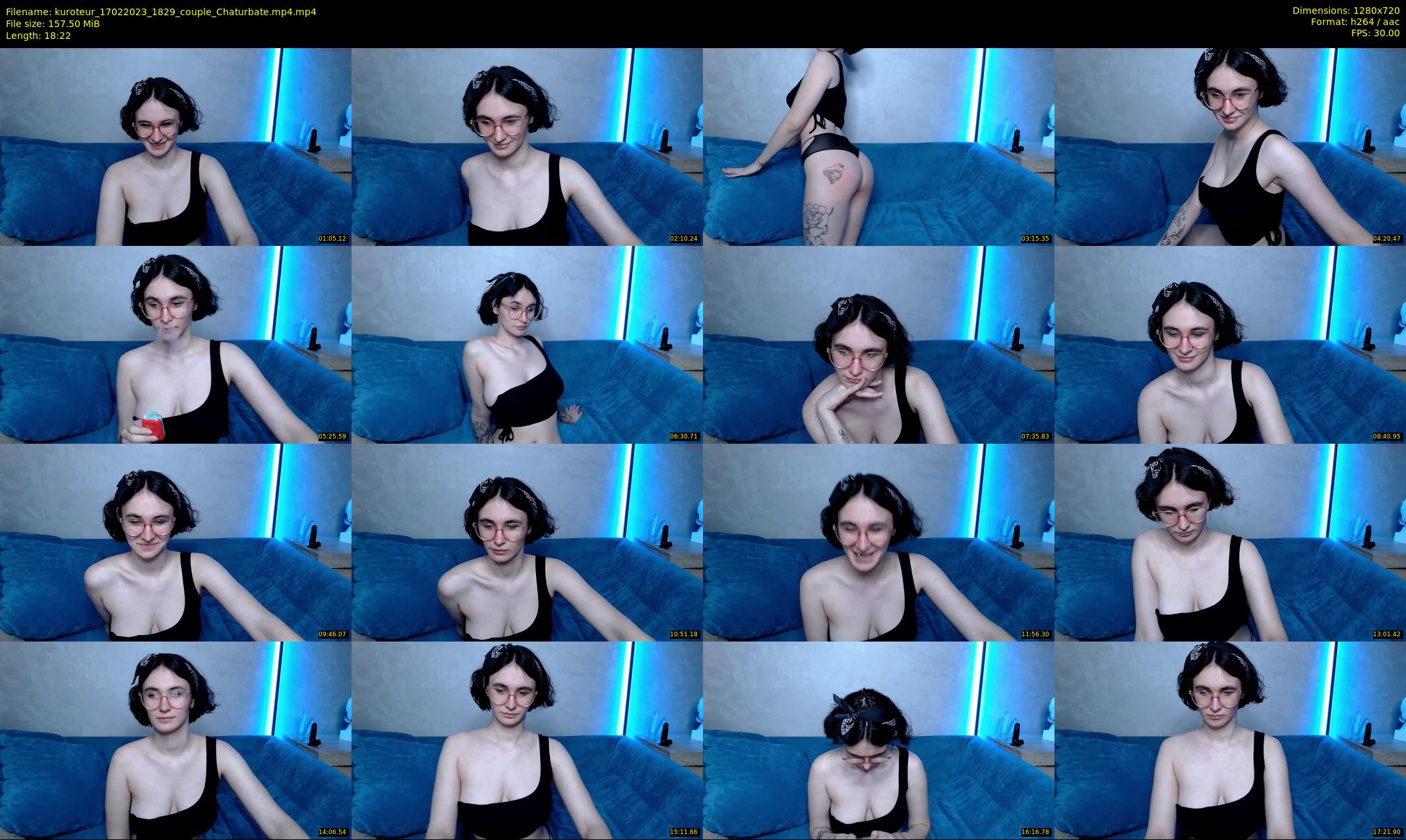 kuroteur — 19 minute Chaturbate couple cam show recording, 720p, Feb 17, 2023