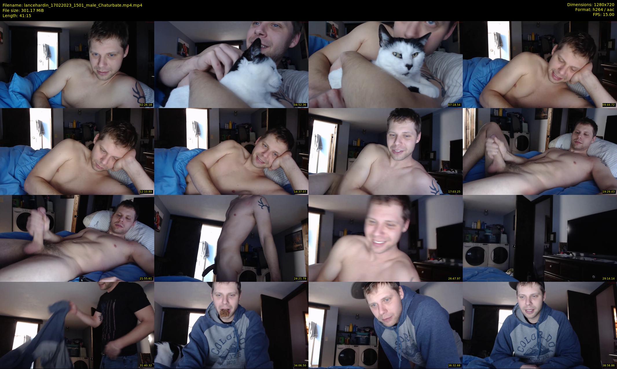 lancehardin — 42 minute Chaturbate male cam show recording, 720p, Feb 17, 2023