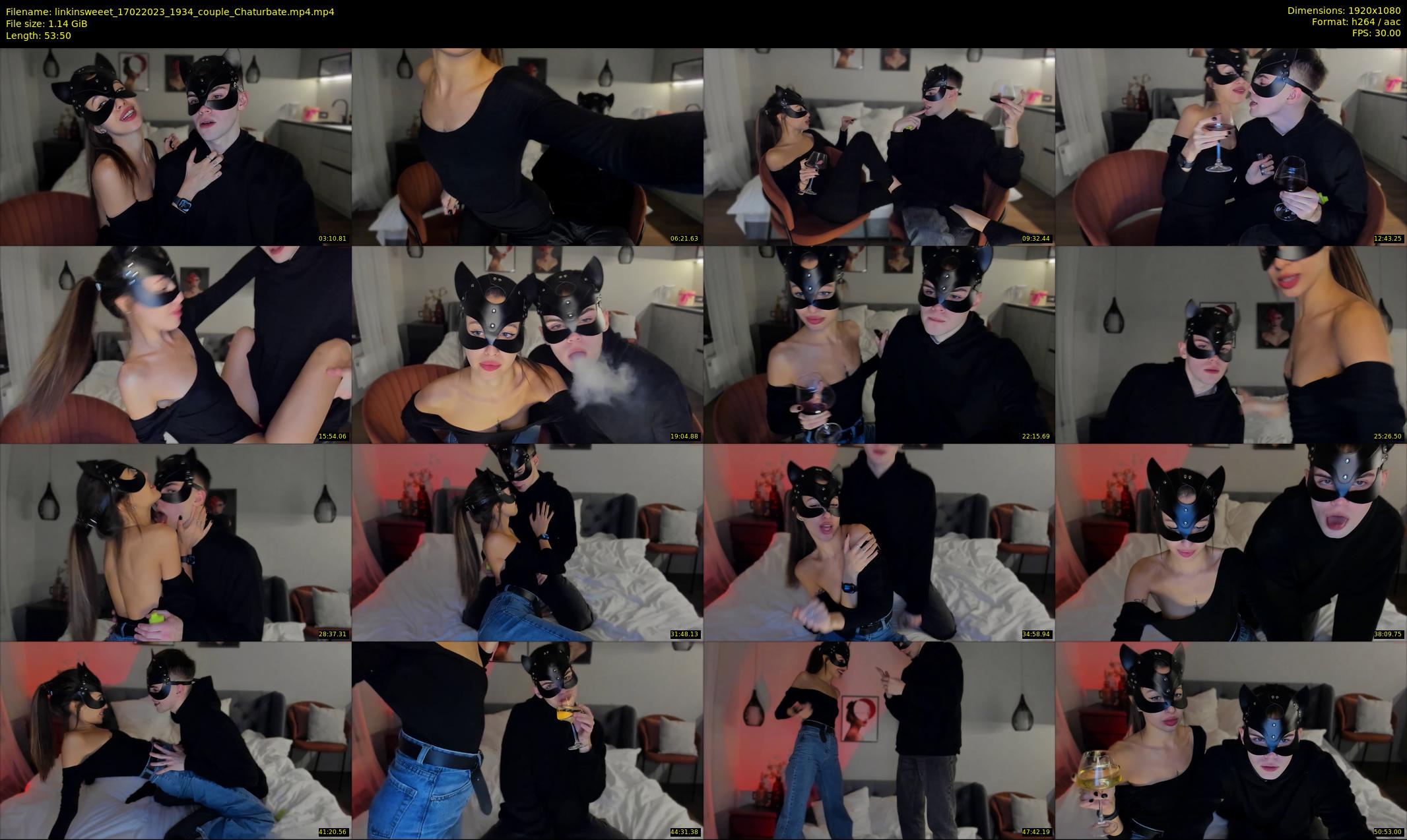linkinsweeet — 54 minute Chaturbate couple cam show recording, 1080p, Feb 17, 2023