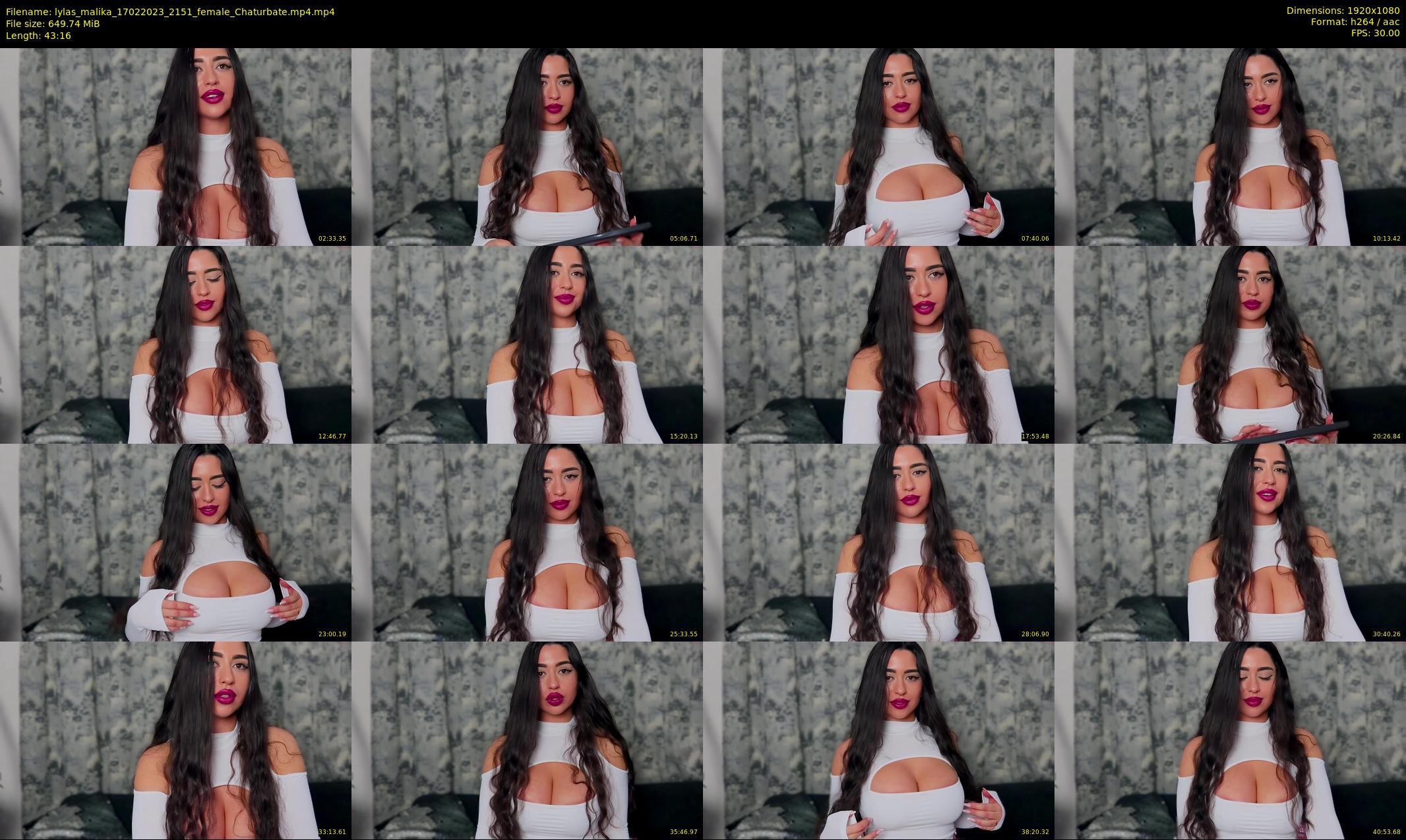 lylas_malika — 44 minute Chaturbate female cam show recording, 1080p, Feb 17, 2023