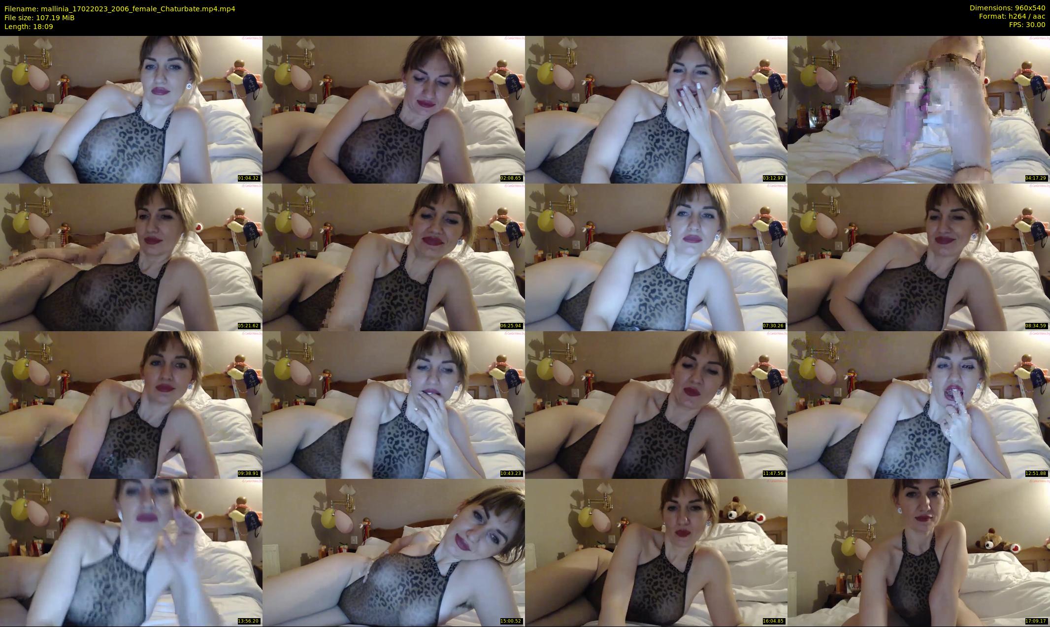 mallinia — 19 minute Chaturbate female cam show recording, 480p, Feb 17, 2023