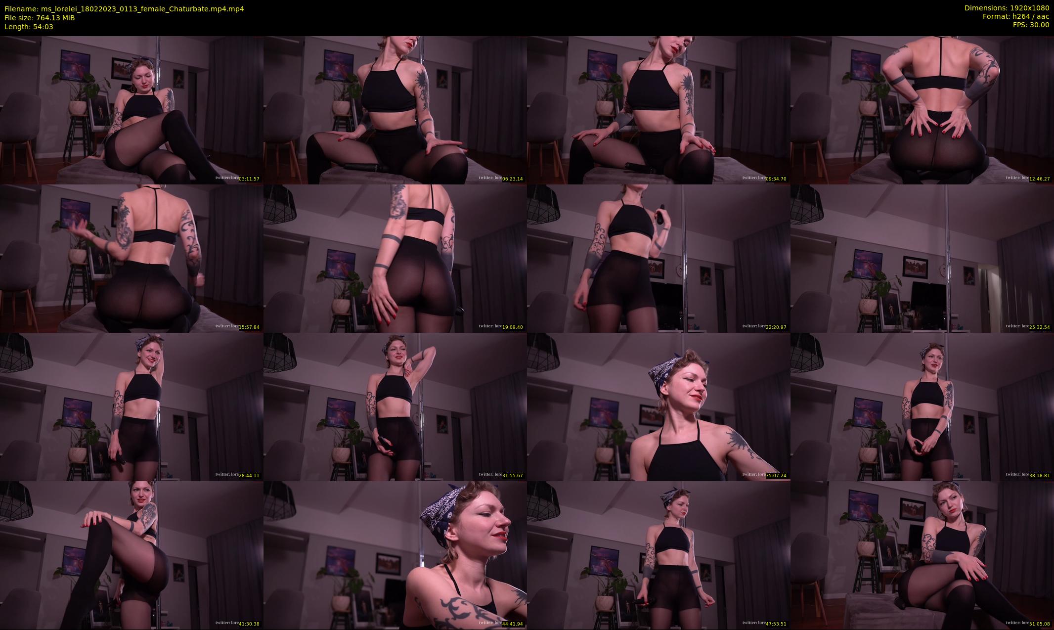 ms_lorelei — 55 minute Chaturbate female cam show recording, 1080p, Feb 18, 2023