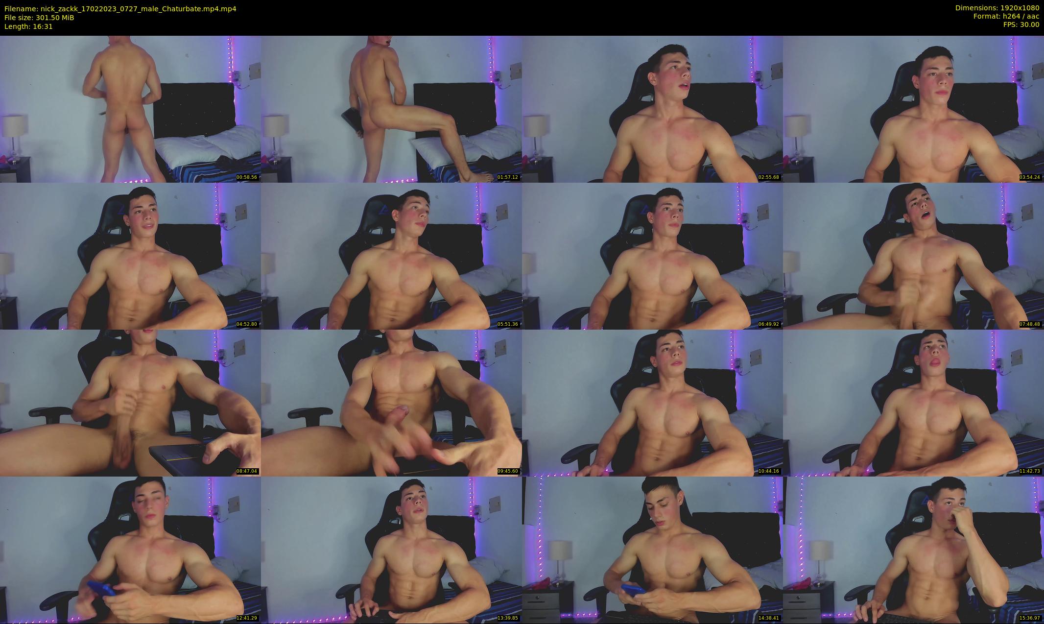 nick_zackk — 17 minute Chaturbate male cam show recording, 1080p, Feb 17, 2023