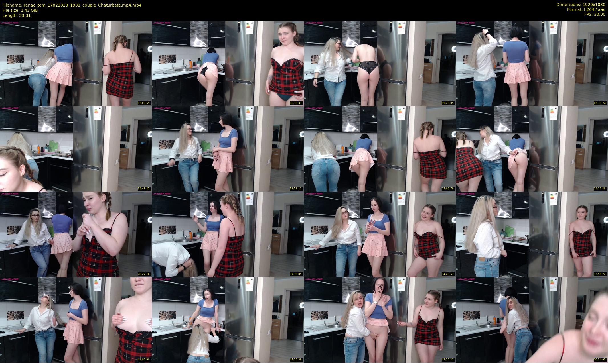 renae_tom — 54 minute Chaturbate couple cam show recording, 1080p, Feb 17, 2023