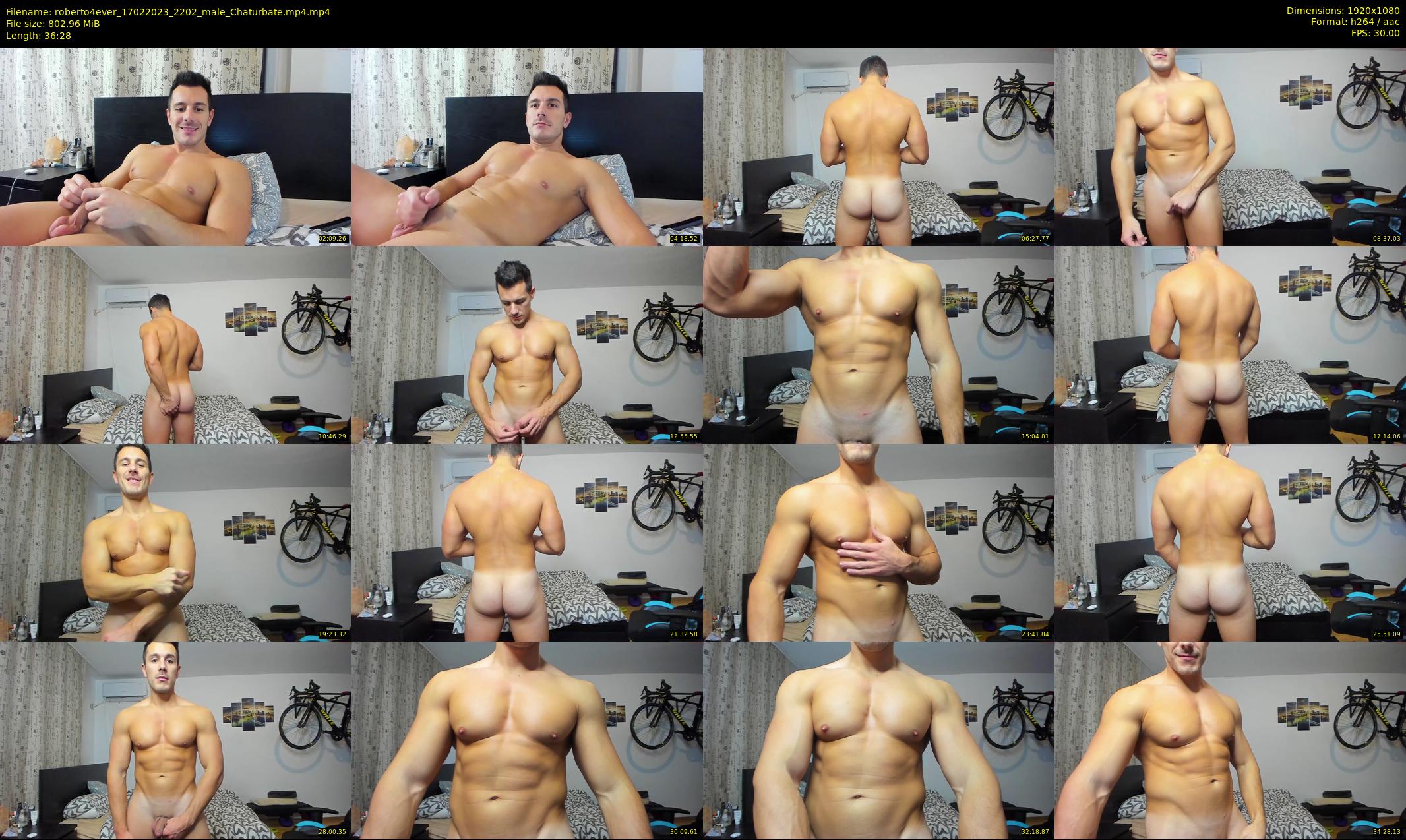 roberto4ever — 37 minute Chaturbate male cam show recording, 1080p, Feb 17, 2023
