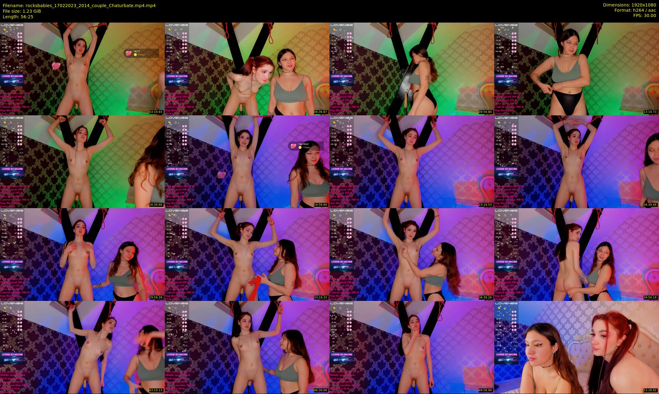 rocksbabies — 57 minute Chaturbate female cam show recording, 1080p, Feb 17, 2023