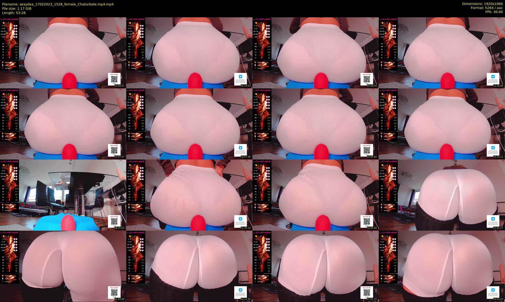 sexydea — 54 minute Chaturbate female cam show recording, 1080p, Feb 17, 2023