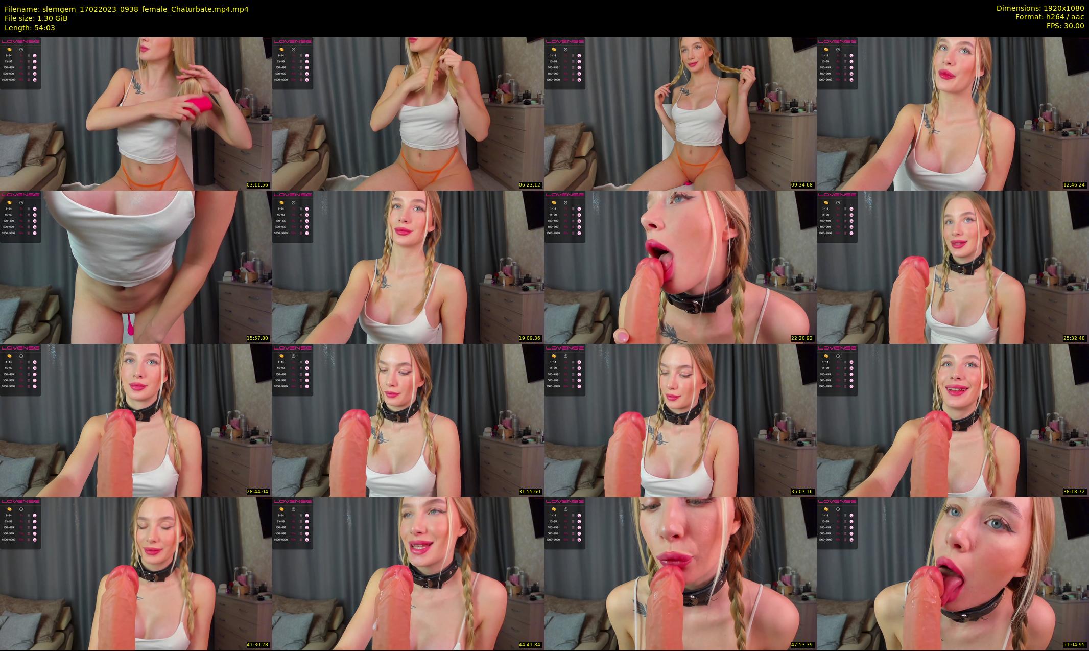 slemgem — 55 minute Chaturbate couple cam show recording, 1080p, Feb 17, 2023
