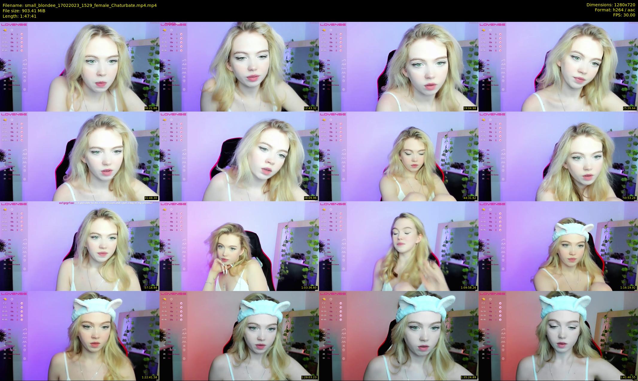 small_blondee — 108 minute Chaturbate female cam show recording, 720p, Feb 17, 2023