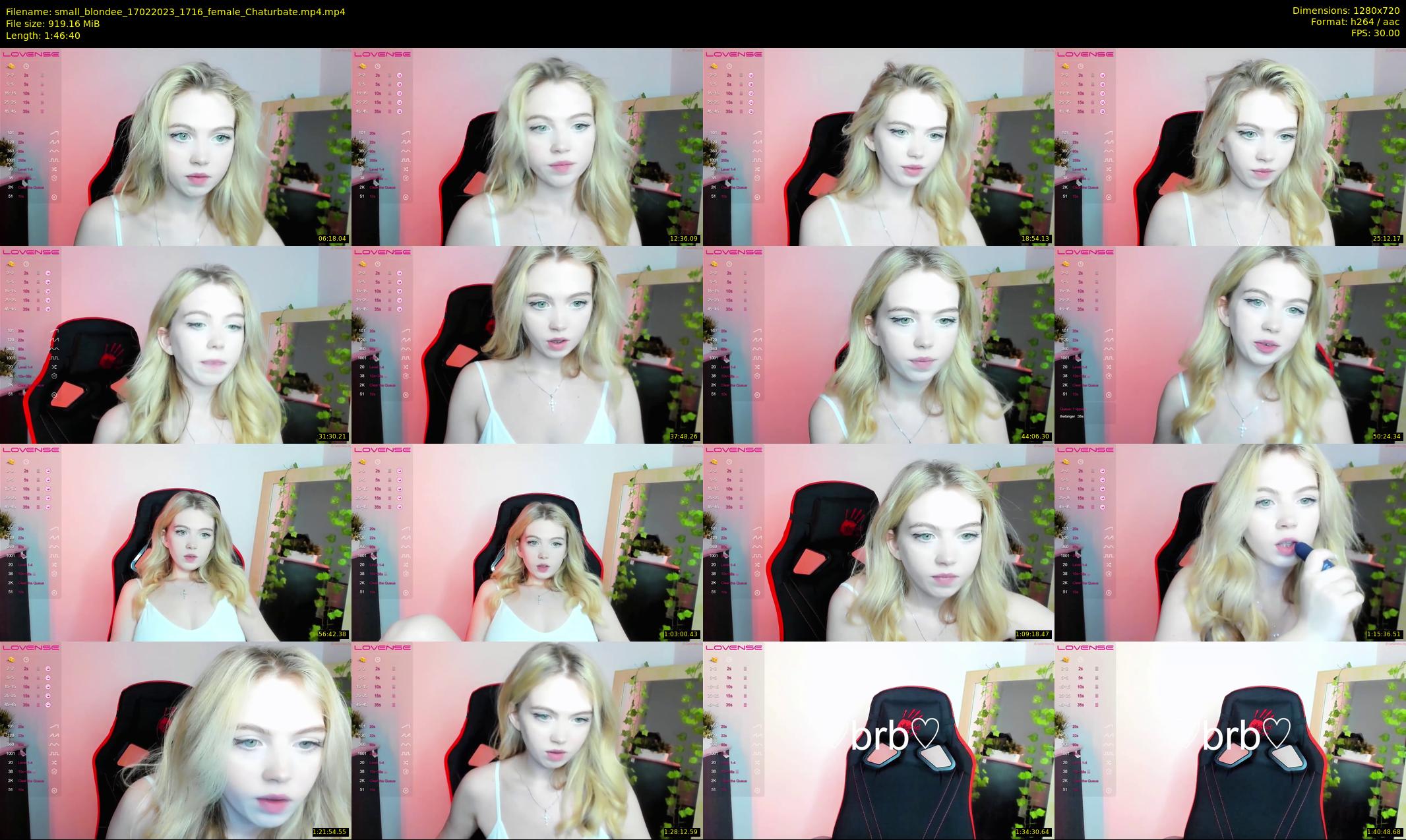 small_blondee — 107 minute Chaturbate female cam show recording, 720p, Feb 17, 2023