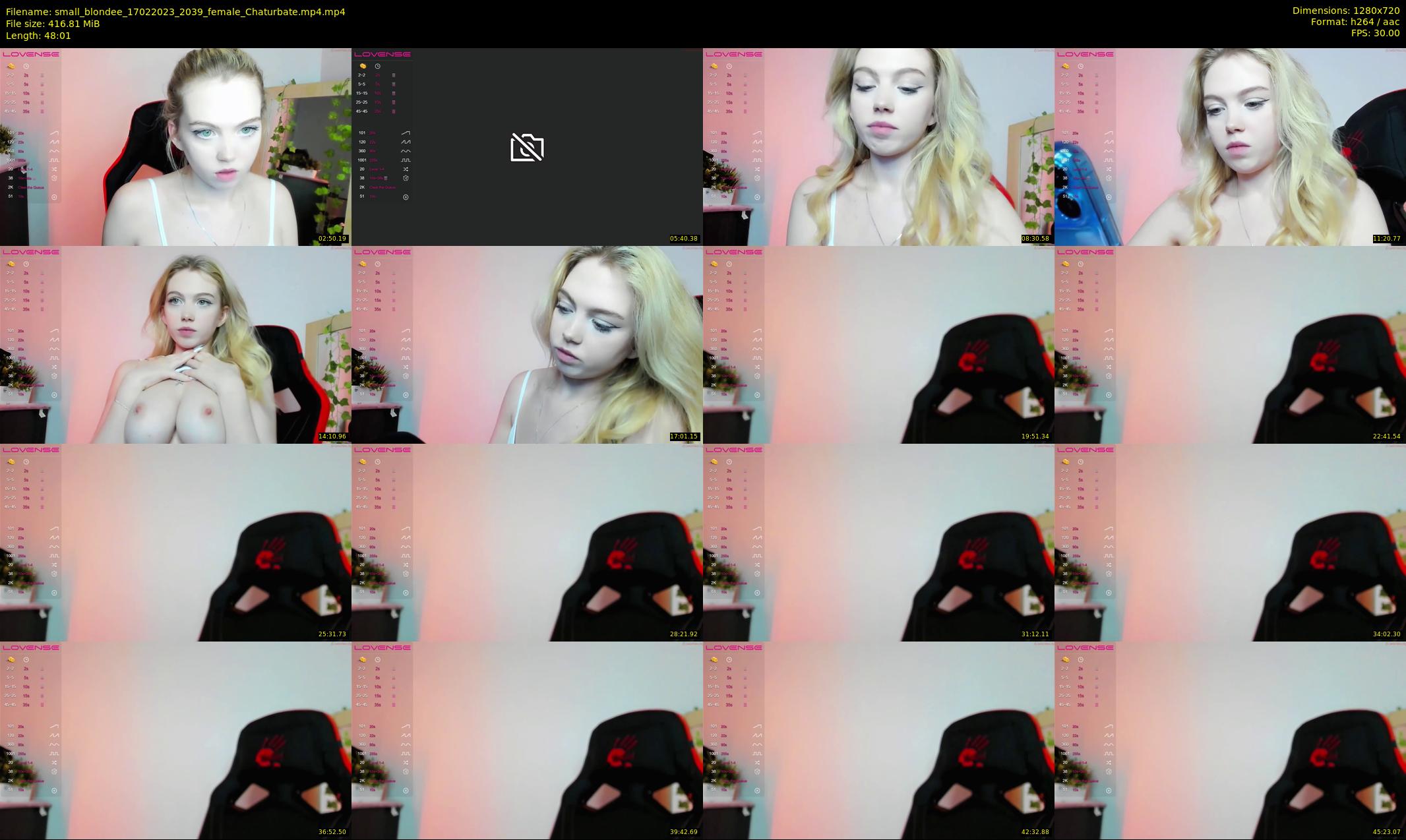 small_blondee — 49 minute Chaturbate female cam show recording, 720p, Feb 17, 2023