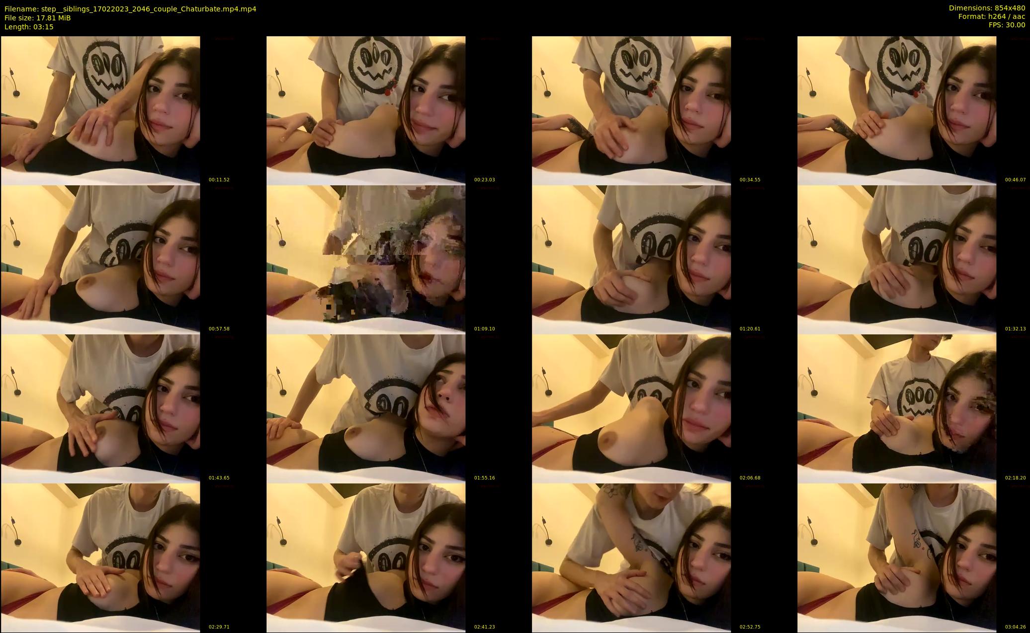step__siblings — 4 minute Chaturbate couple cam show recording, 480p, Feb 17, 2023