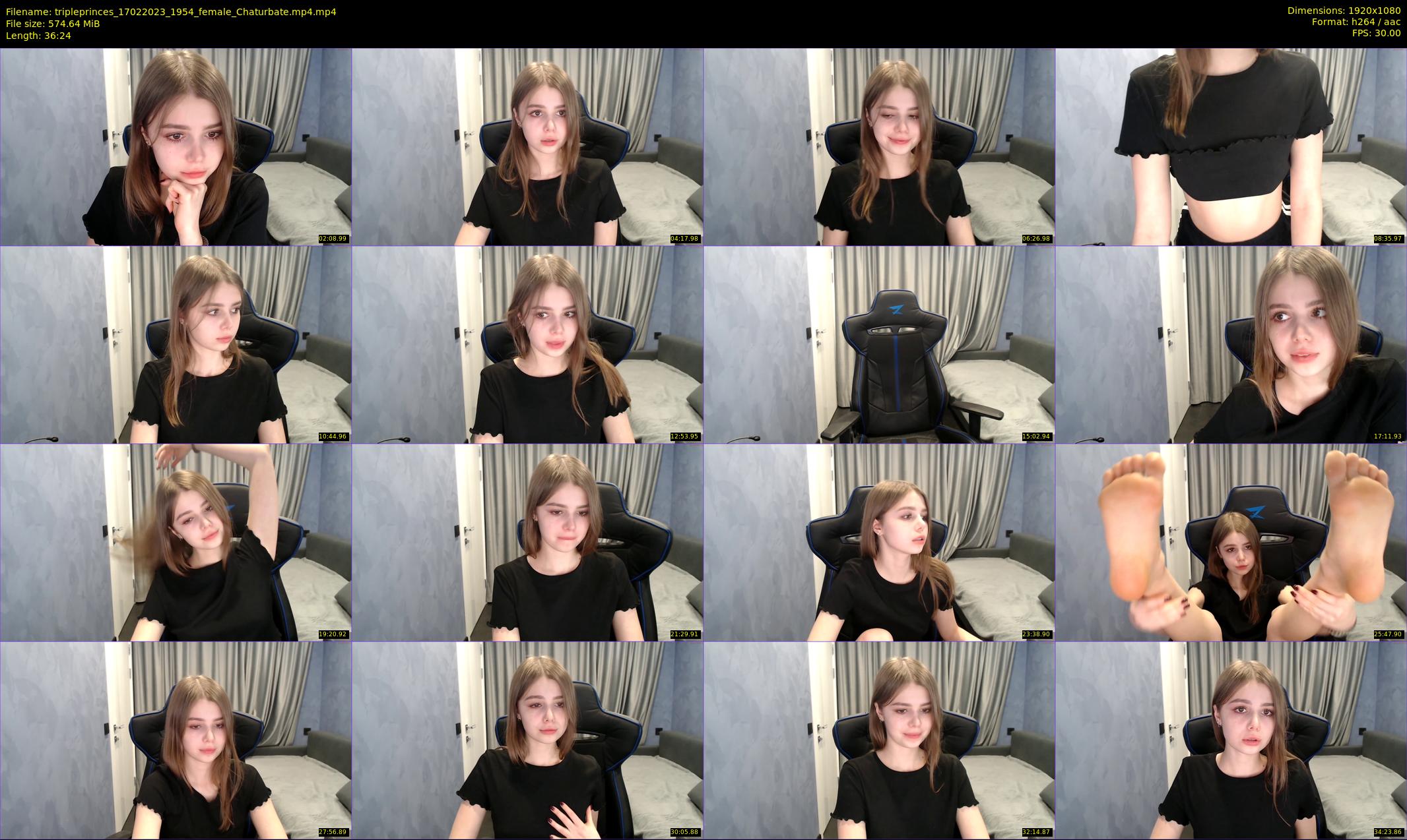 tripleprinces — 37 minute Chaturbate female cam show recording, 1080p, Feb 17, 2023