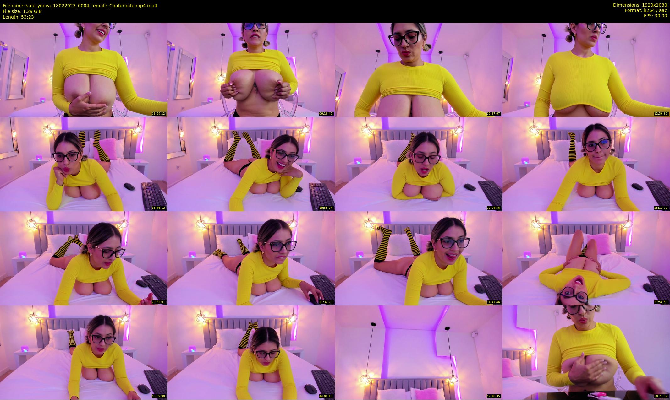 valerynova — 54 minute Chaturbate female cam show recording, 1080p, Feb 18, 2023
