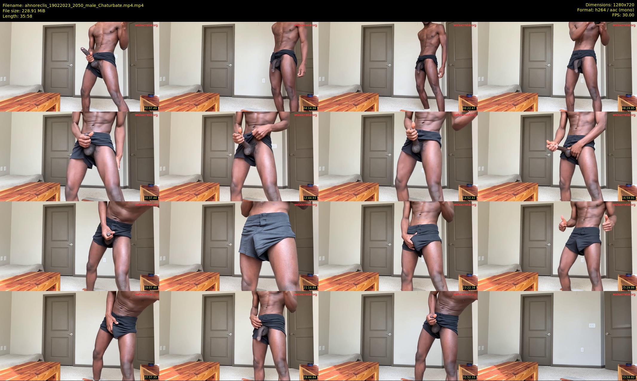 ahnoreclis — 36 minute Chaturbate male cam show recording, 720p, Feb 19, 2023