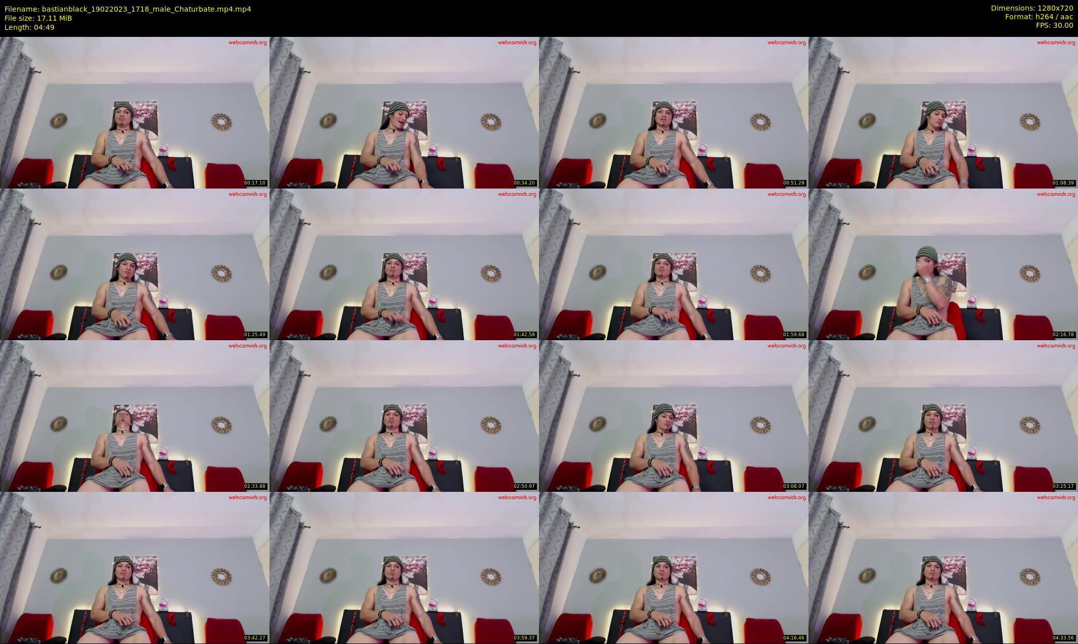 bastianblack — 5 minute Chaturbate male cam show recording, 720p, Feb 19, 2023