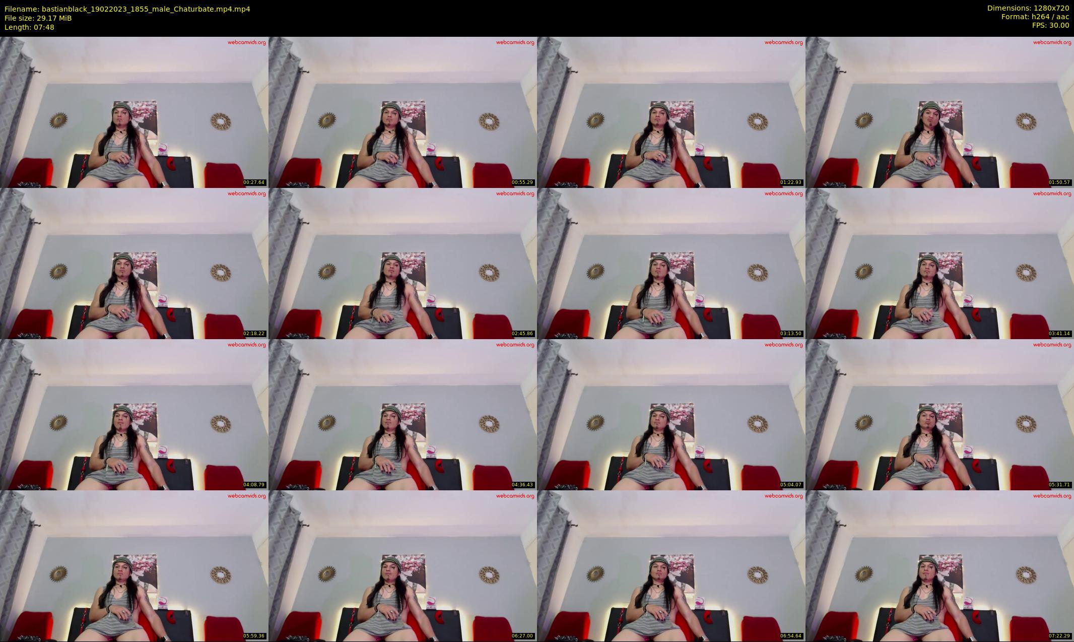 bastianblack — 8 minute Chaturbate male cam show recording, 720p, Feb 19, 2023