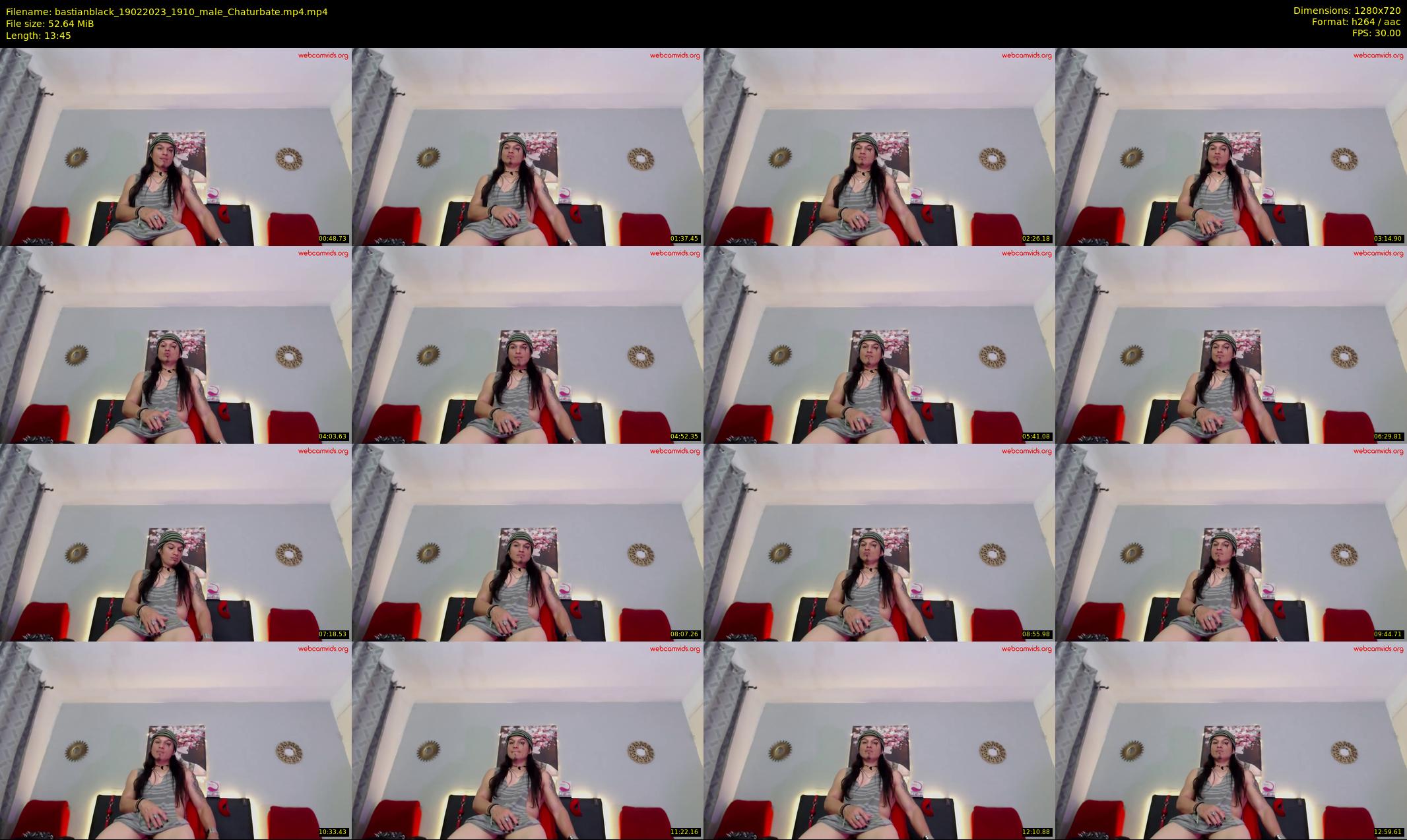 bastianblack — 14 minute Chaturbate male cam show recording, 720p, Feb 19, 2023