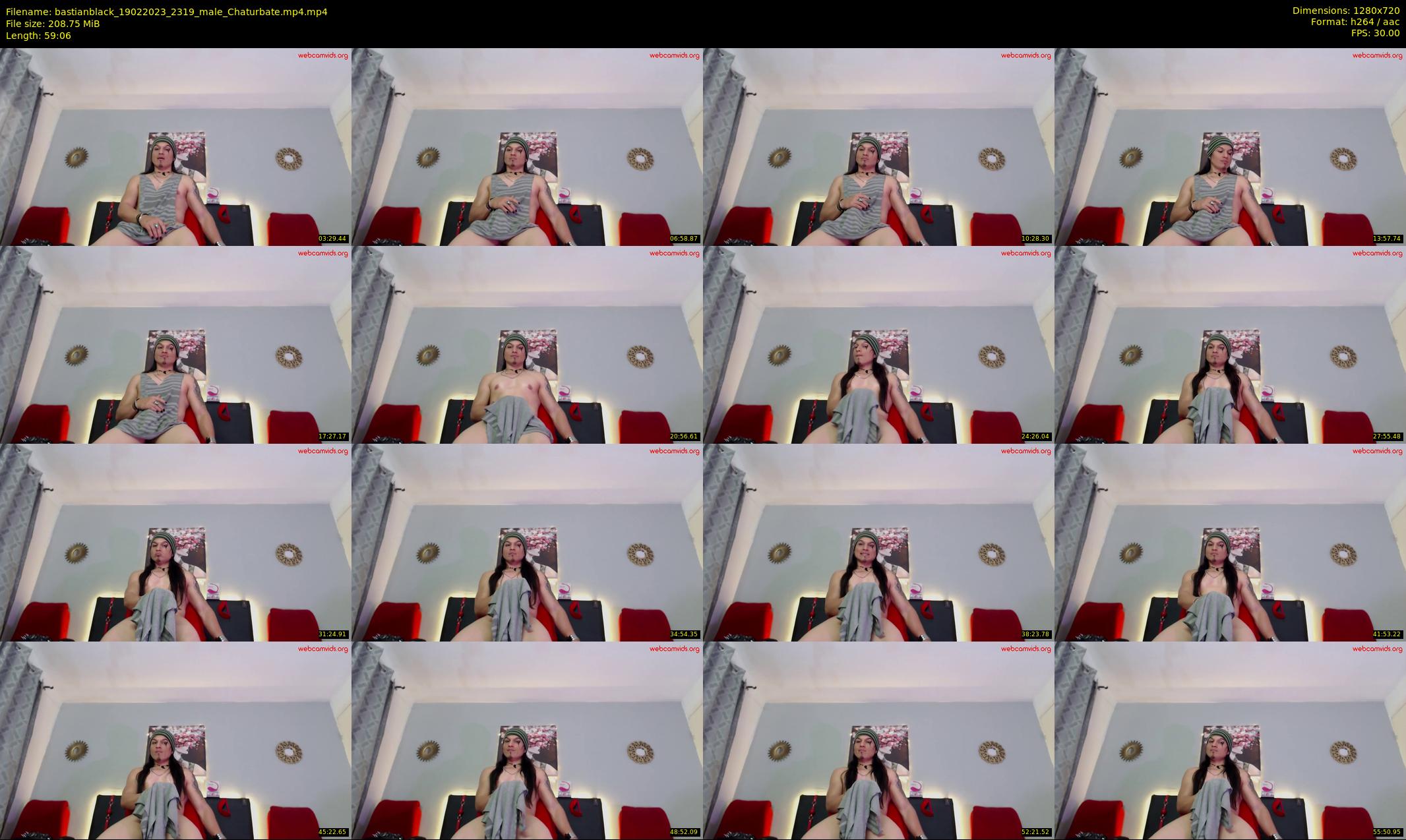 bastianblack — 60 minute Chaturbate male cam show recording, 720p, Feb 19, 2023