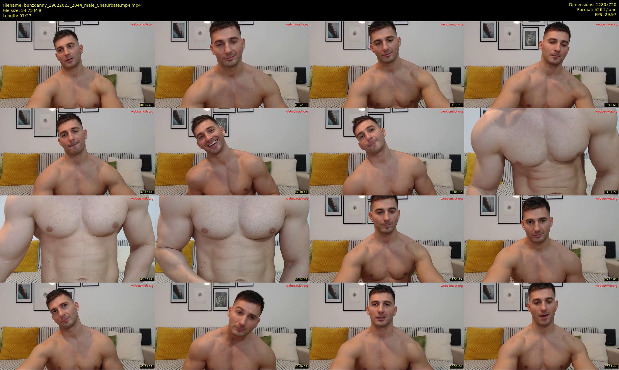 bunzdanny — 8 minute Chaturbate male cam show recording, 720p, Feb 19, 2023