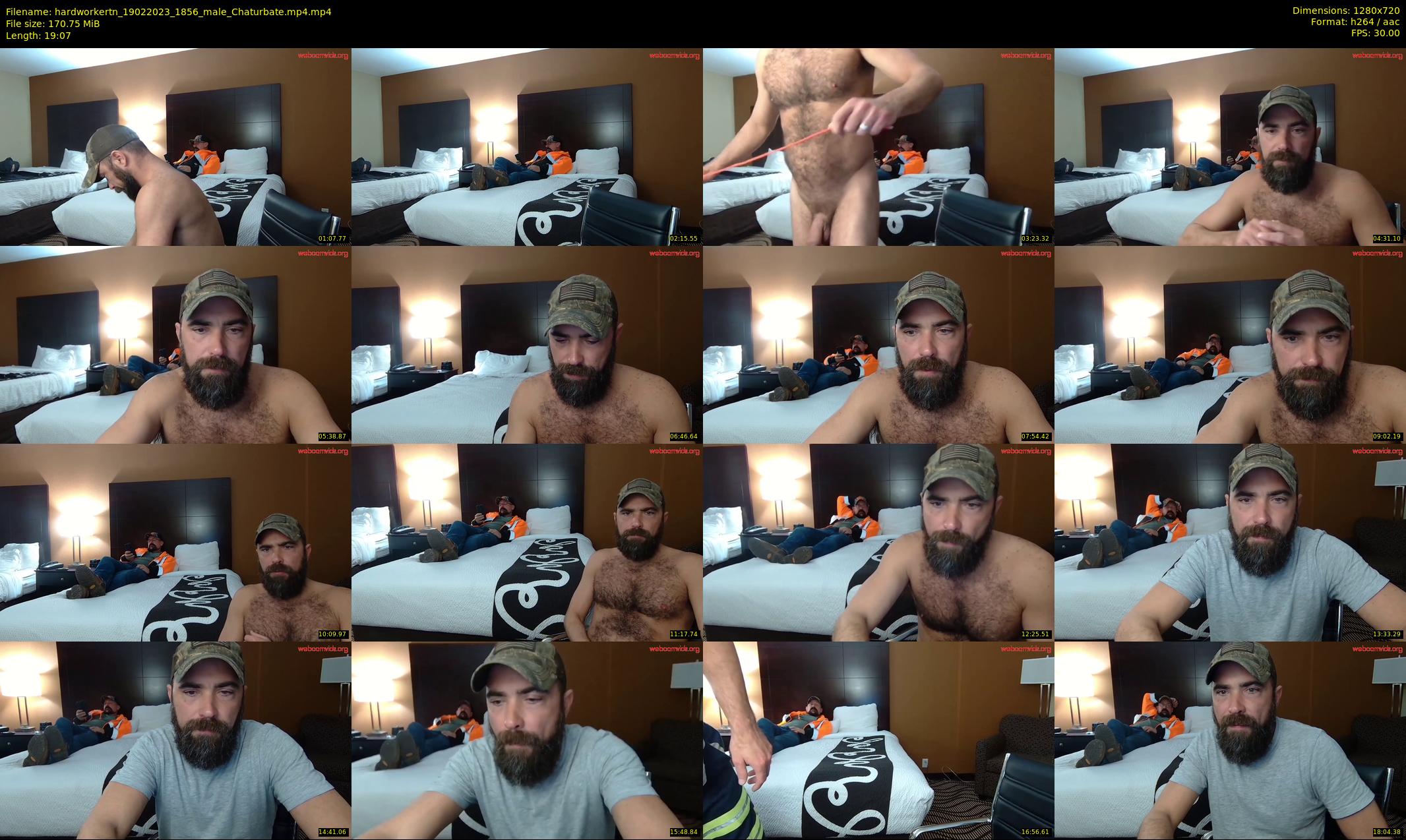 hardworkertn — 20 minute Chaturbate male cam show recording, 720p, Feb 19, 2023
