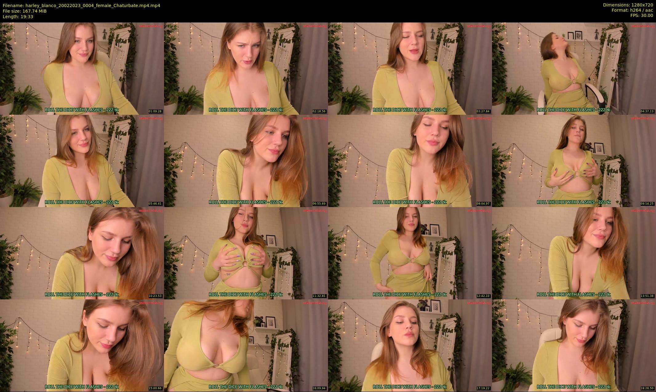 harley_blanco — 20 minute Chaturbate female cam show recording, 720p, Feb 20, 2023