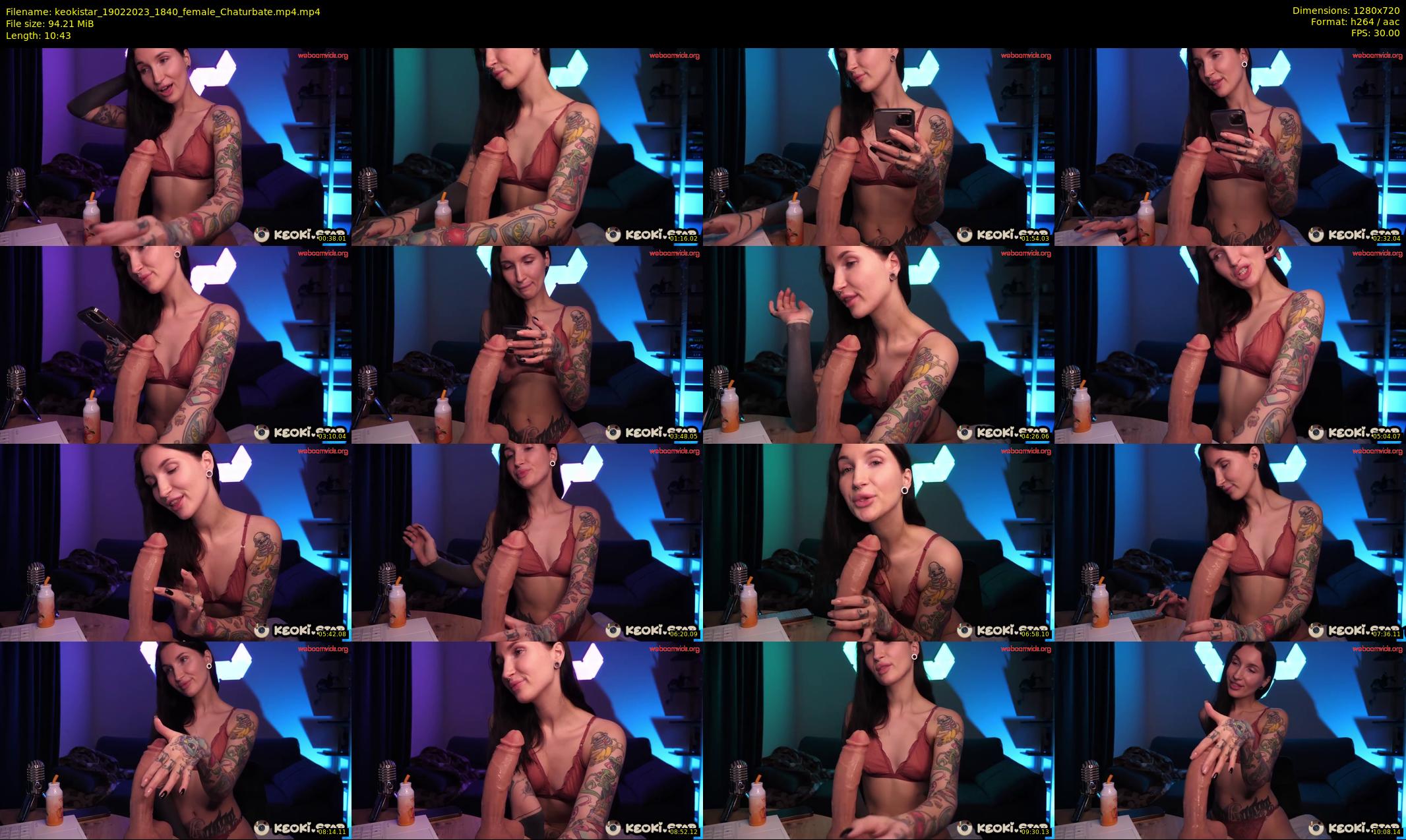 keokistar — 11 minute Chaturbate female cam show recording, 720p, Feb 19, 2023