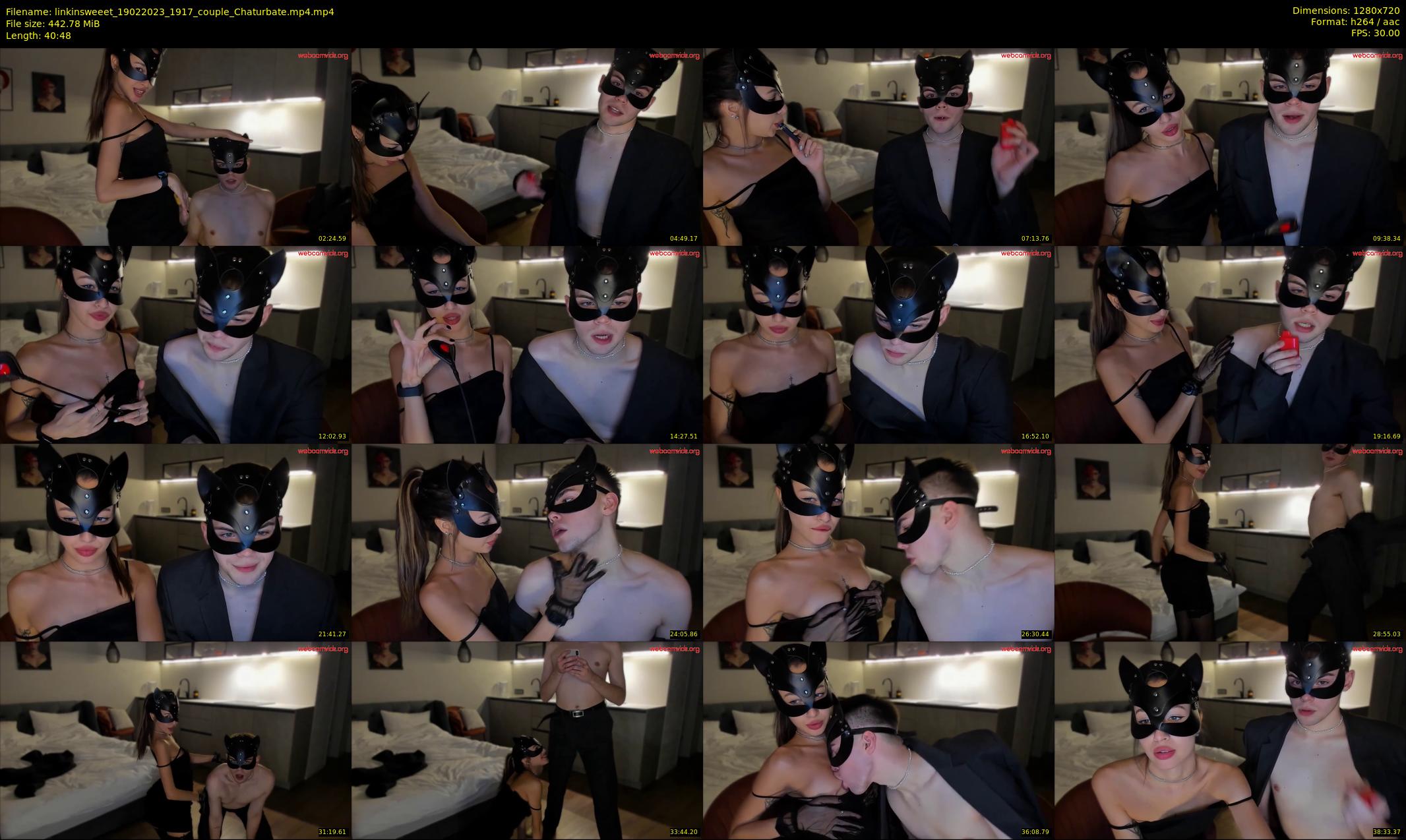 linkinsweeet — 41 minute Chaturbate couple cam show recording, 720p, Feb 19, 2023