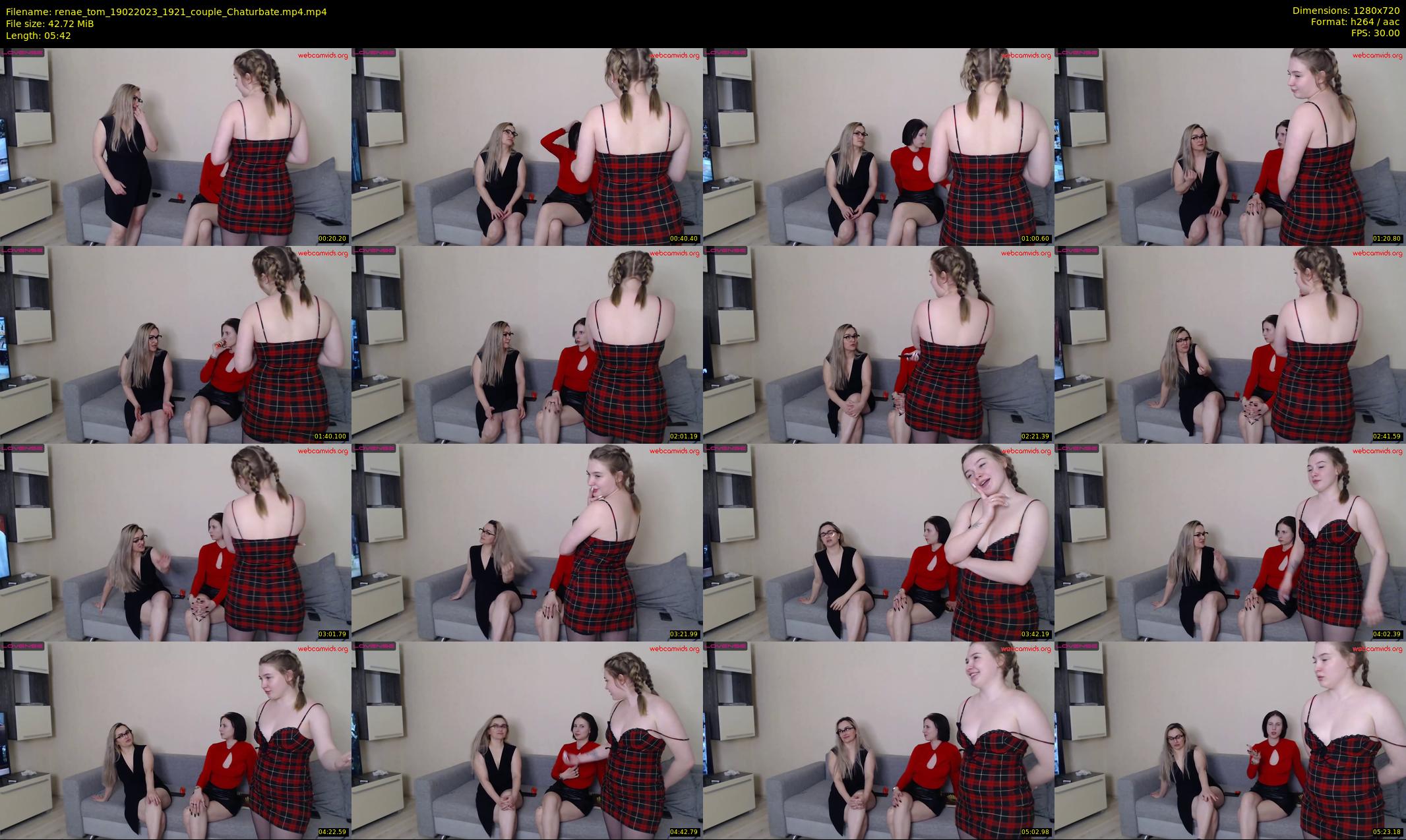 renae_tom — 6 minute Chaturbate couple cam show recording, 720p, Feb 19, 2023