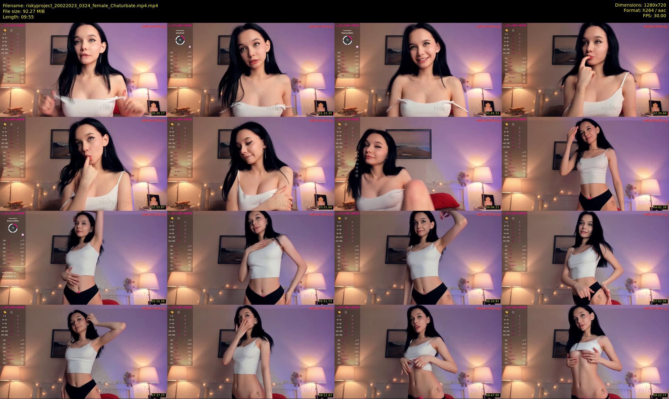 riskyproject — 10 minute Chaturbate couple cam show recording, 720p, Feb 20, 2023