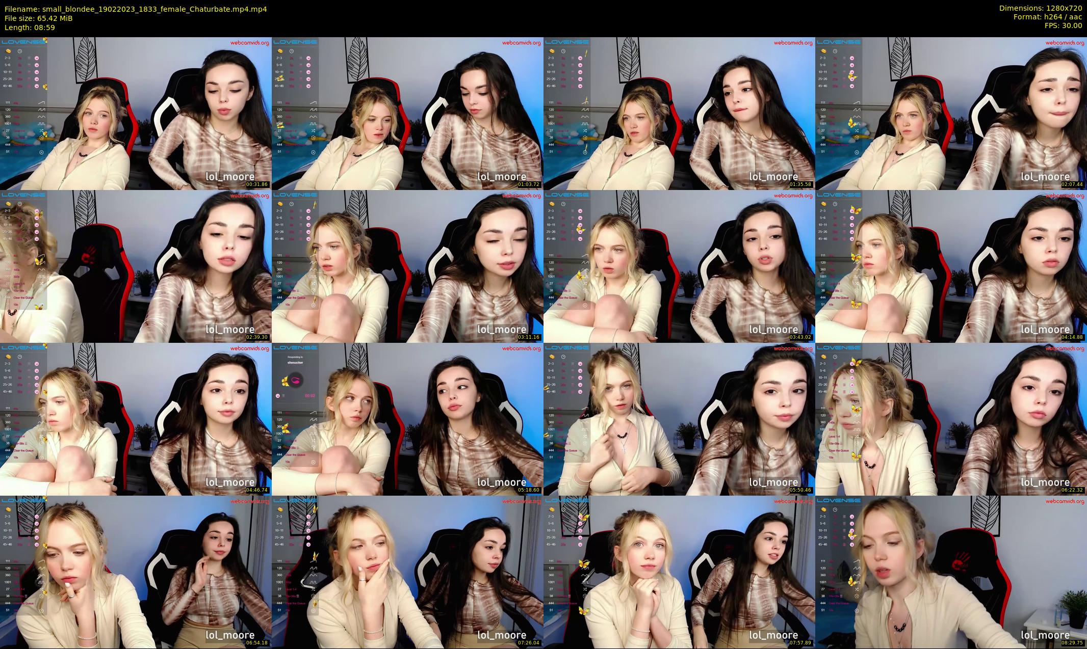 small_blondee — 9 minute Chaturbate female cam show recording, 720p, Feb 19, 2023